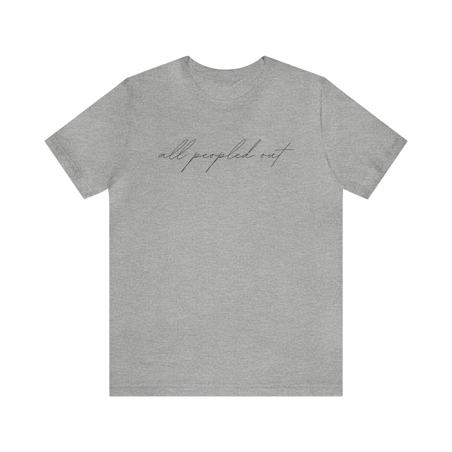 All Peopled Out Script