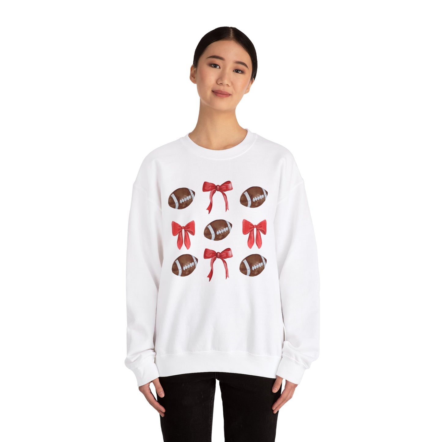Bama Bows & Throws Crewneck