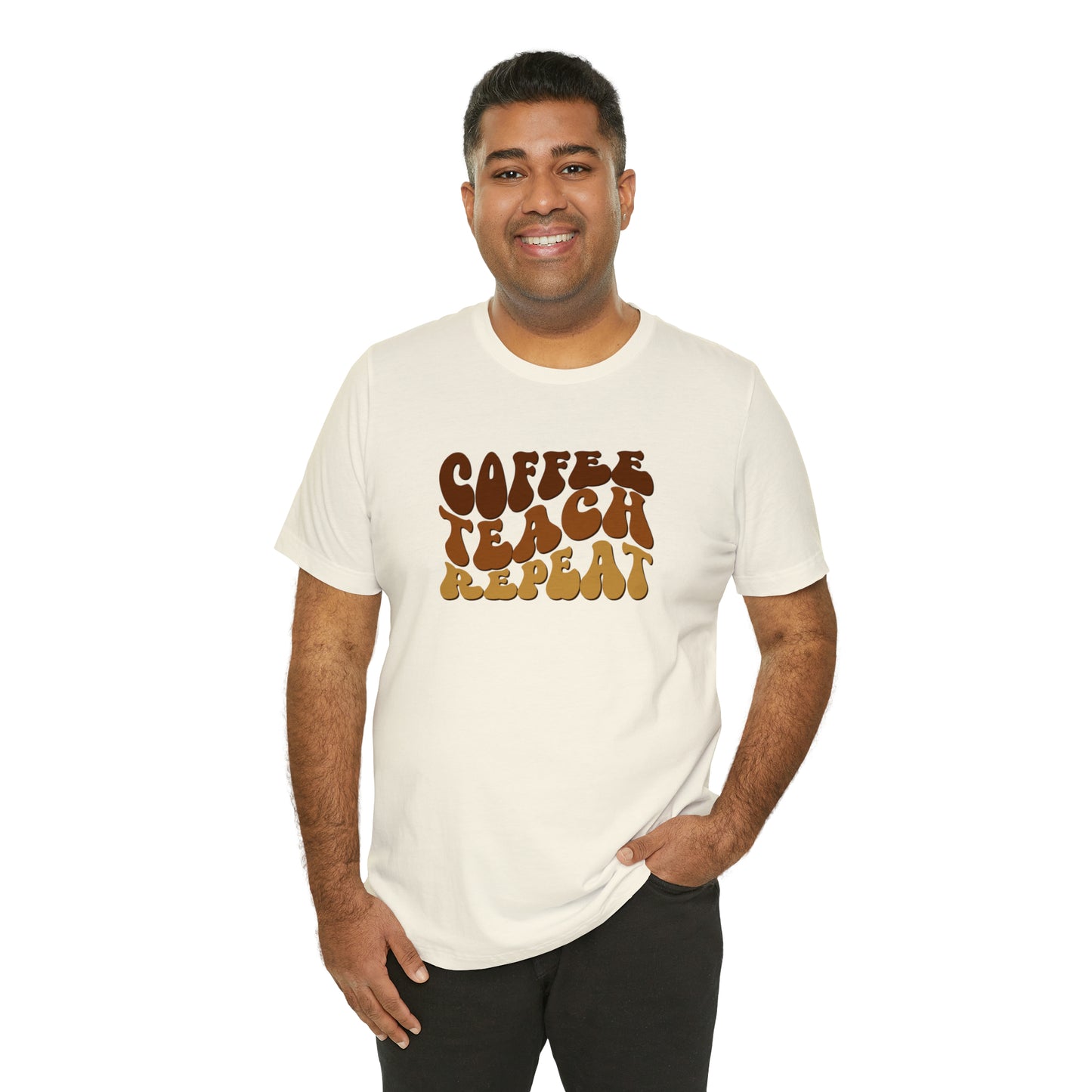 Coffee Teach Repeat Tee