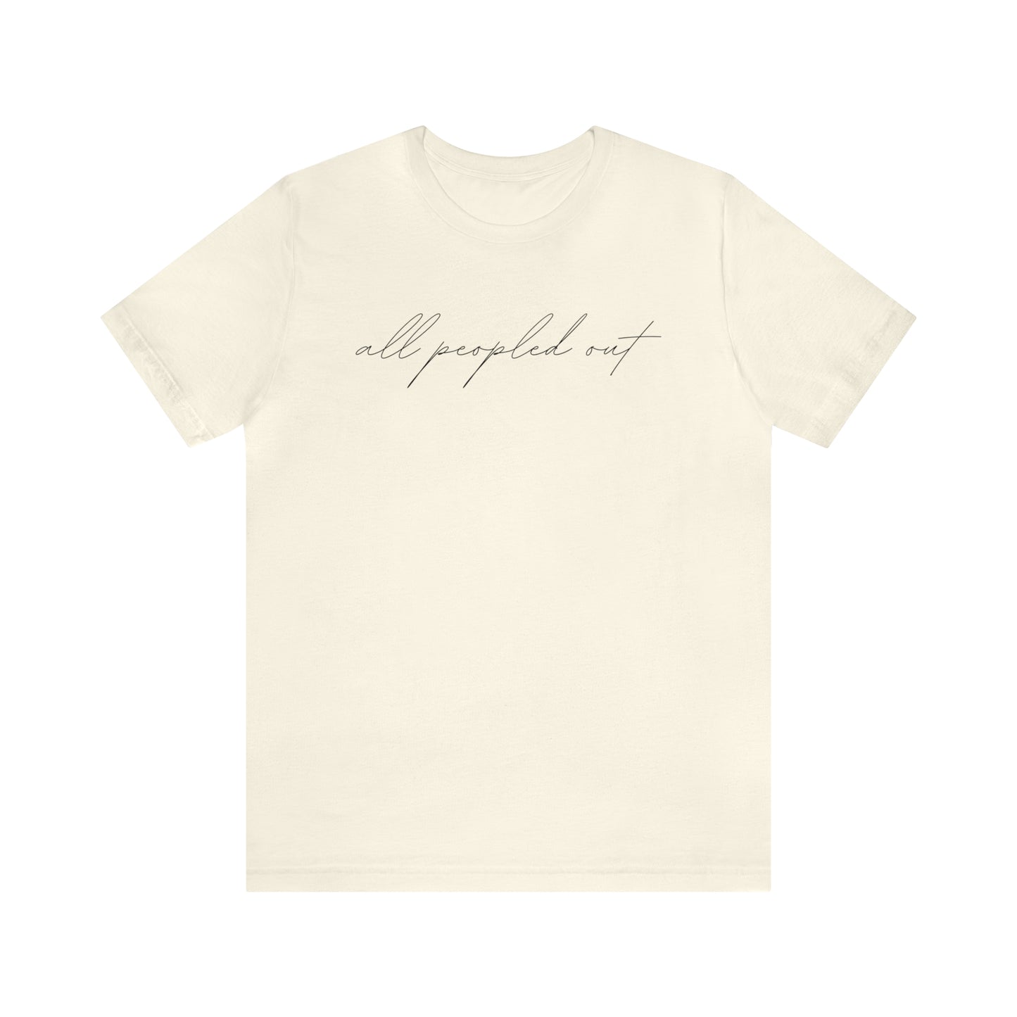 All Peopled Out Script