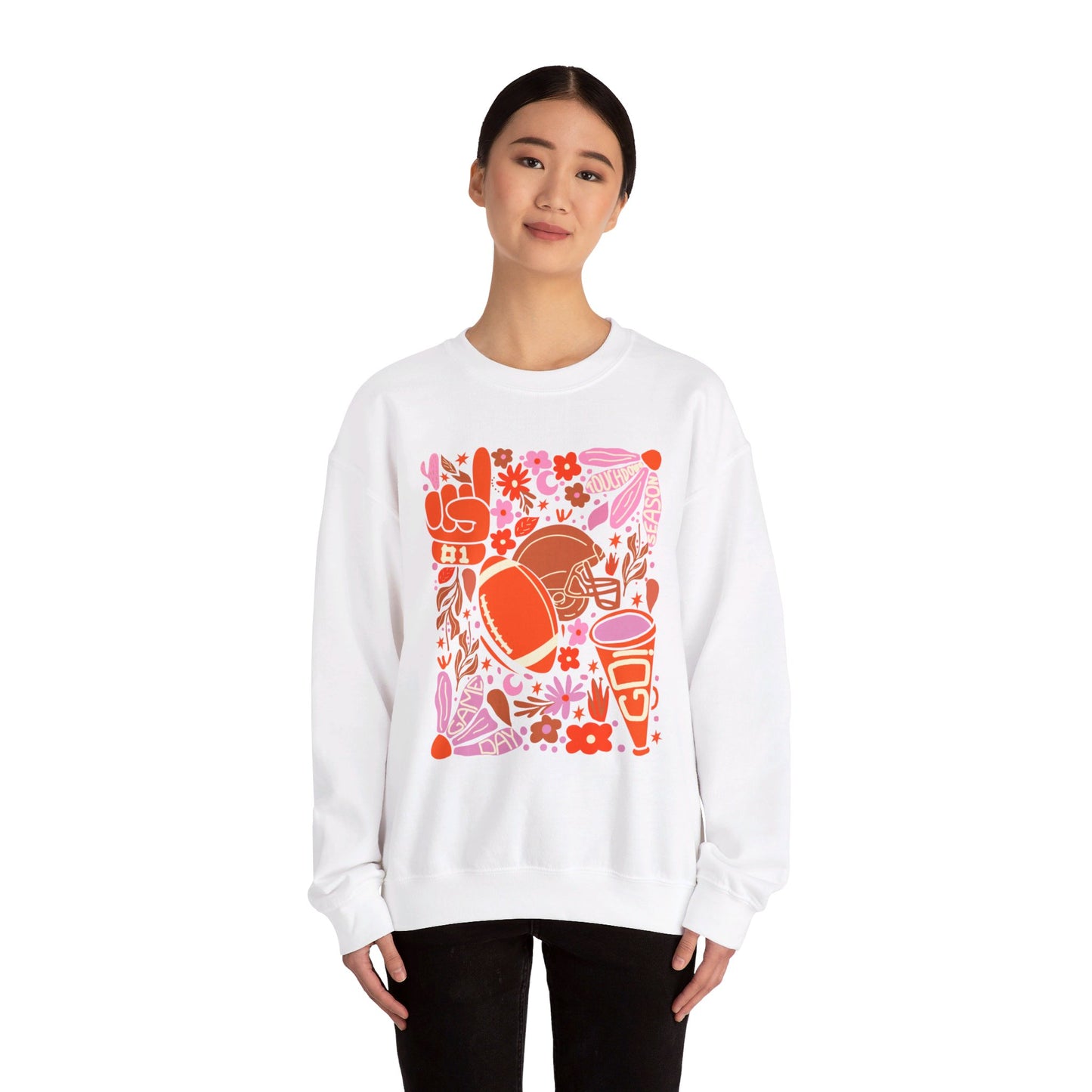 Funky Football Crewneck