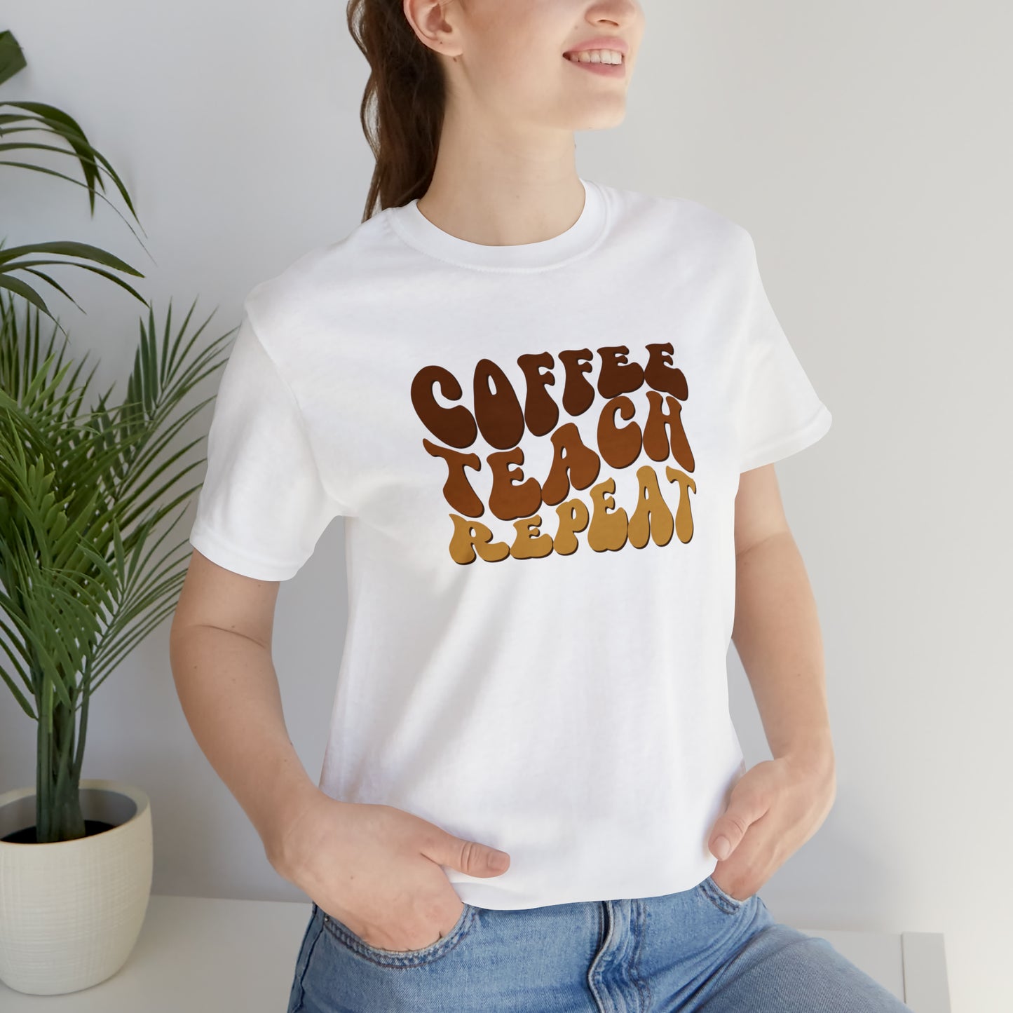 Coffee Teach Repeat Tee