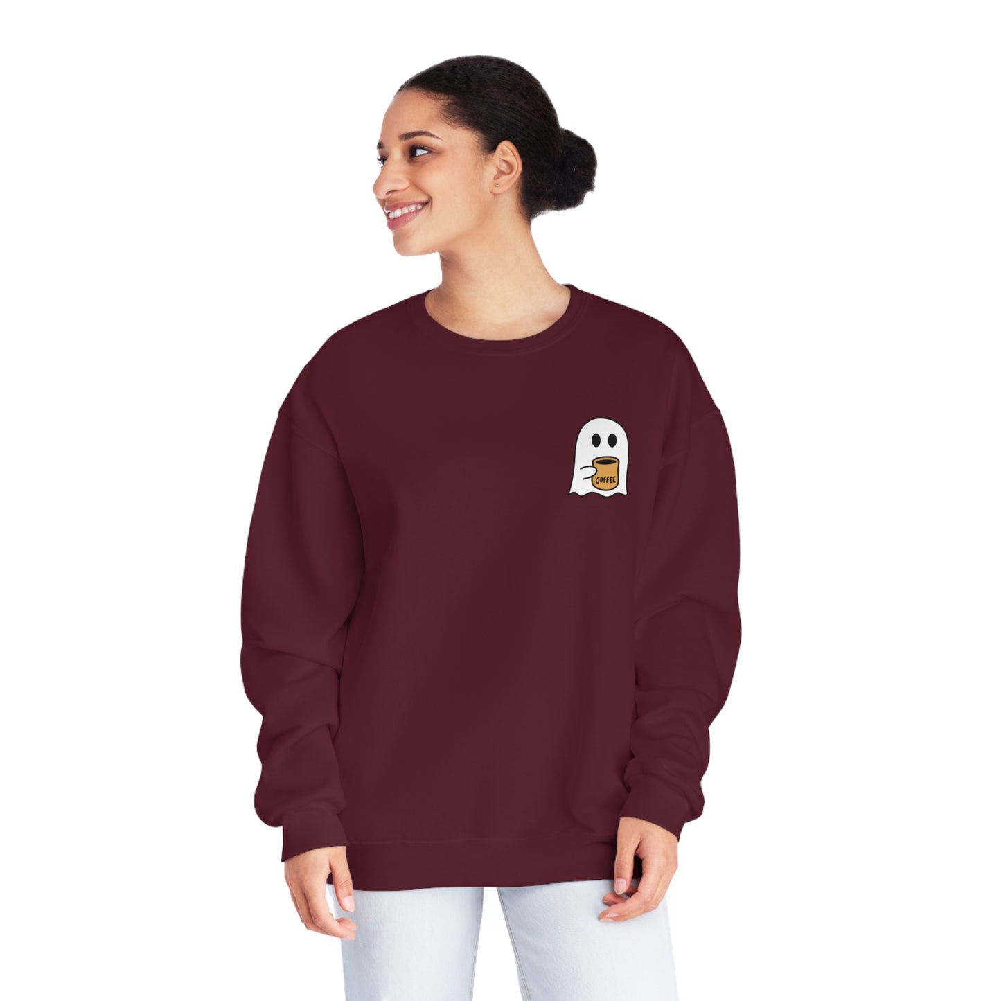 Coffee Ghost Pocket Sweatshirt