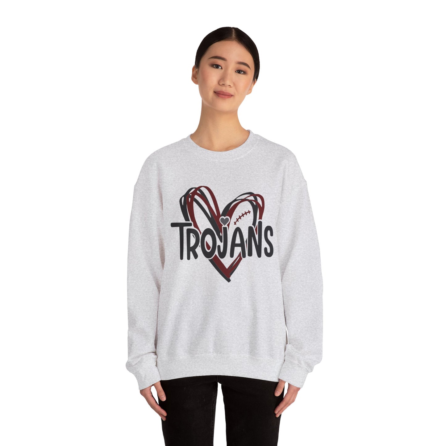 Trojans Love Crewneck
