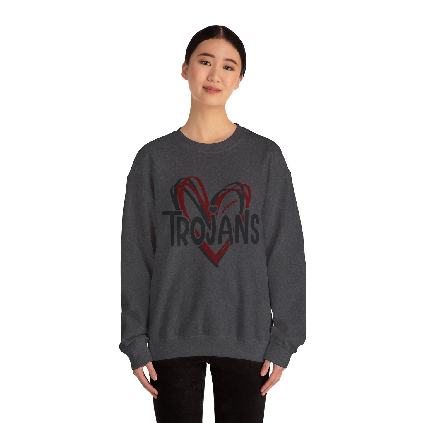 Trojans Love Crewneck