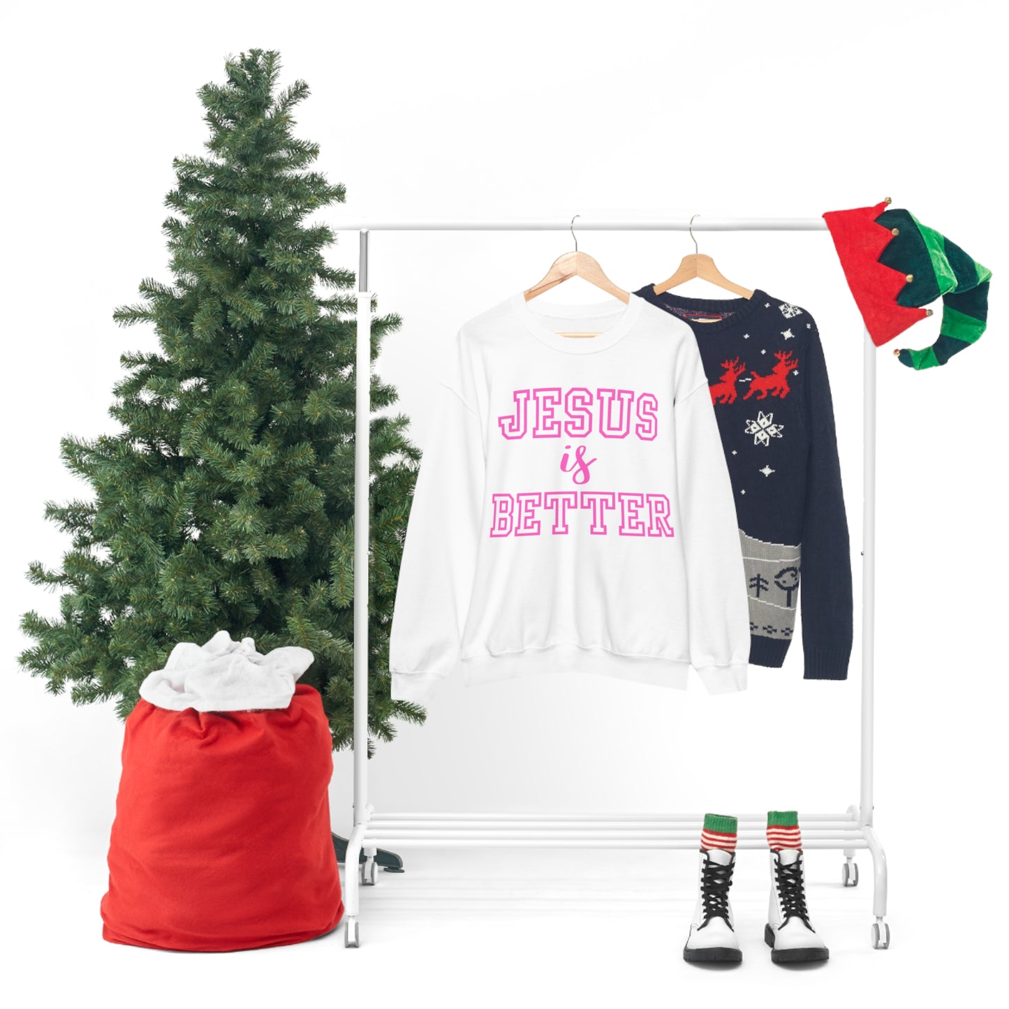 Jesus Is Better Block Sweatshirt