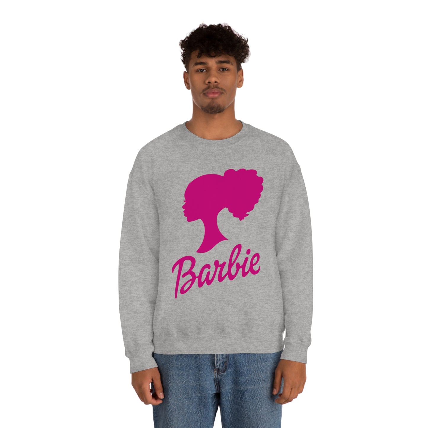 Curly Barbie Silhouette Sweatshirt