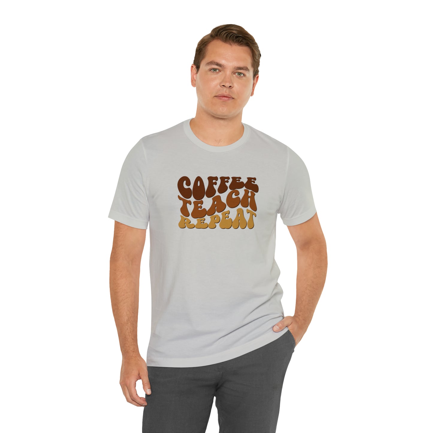 Coffee Teach Repeat Tee