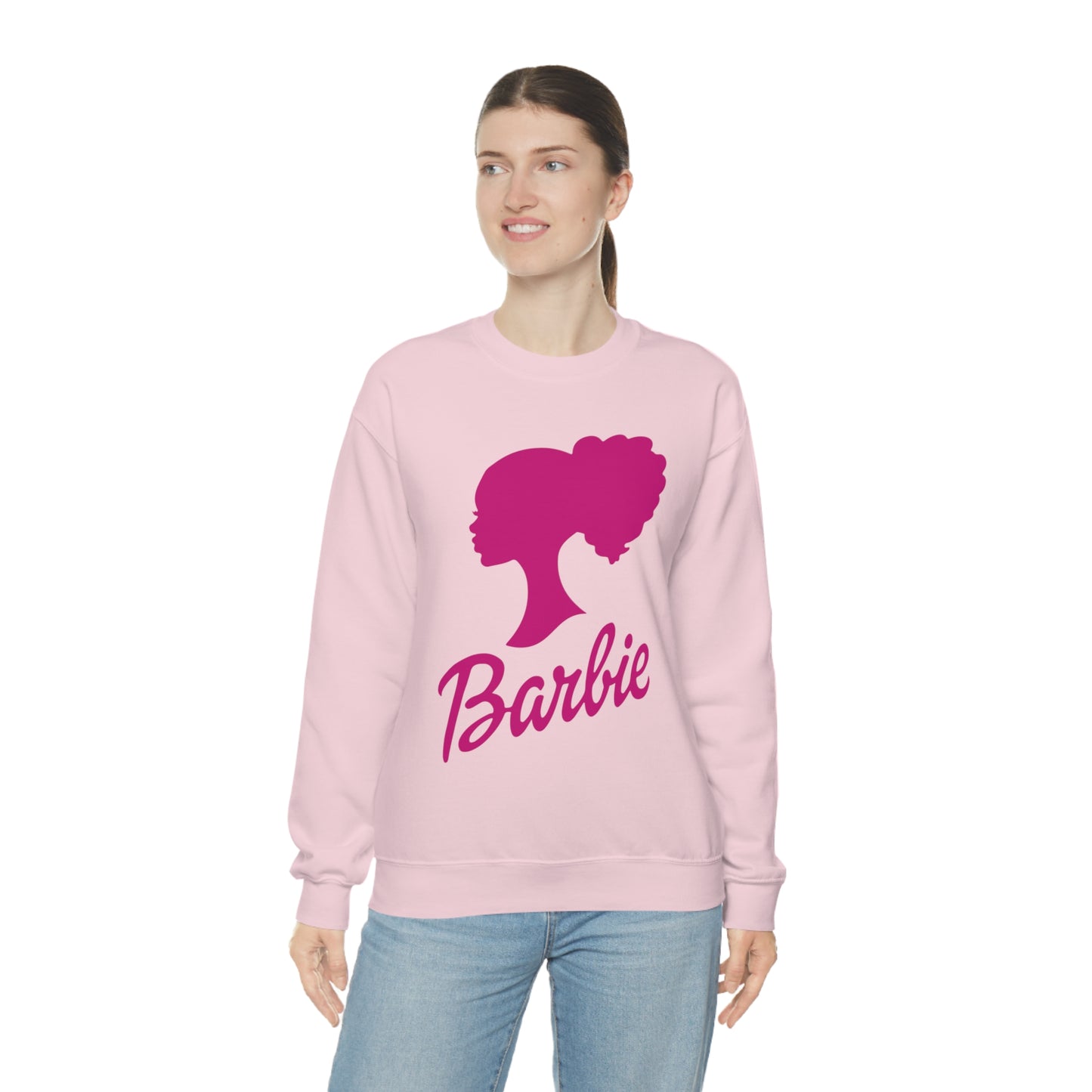Curly Barbie Silhouette Sweatshirt