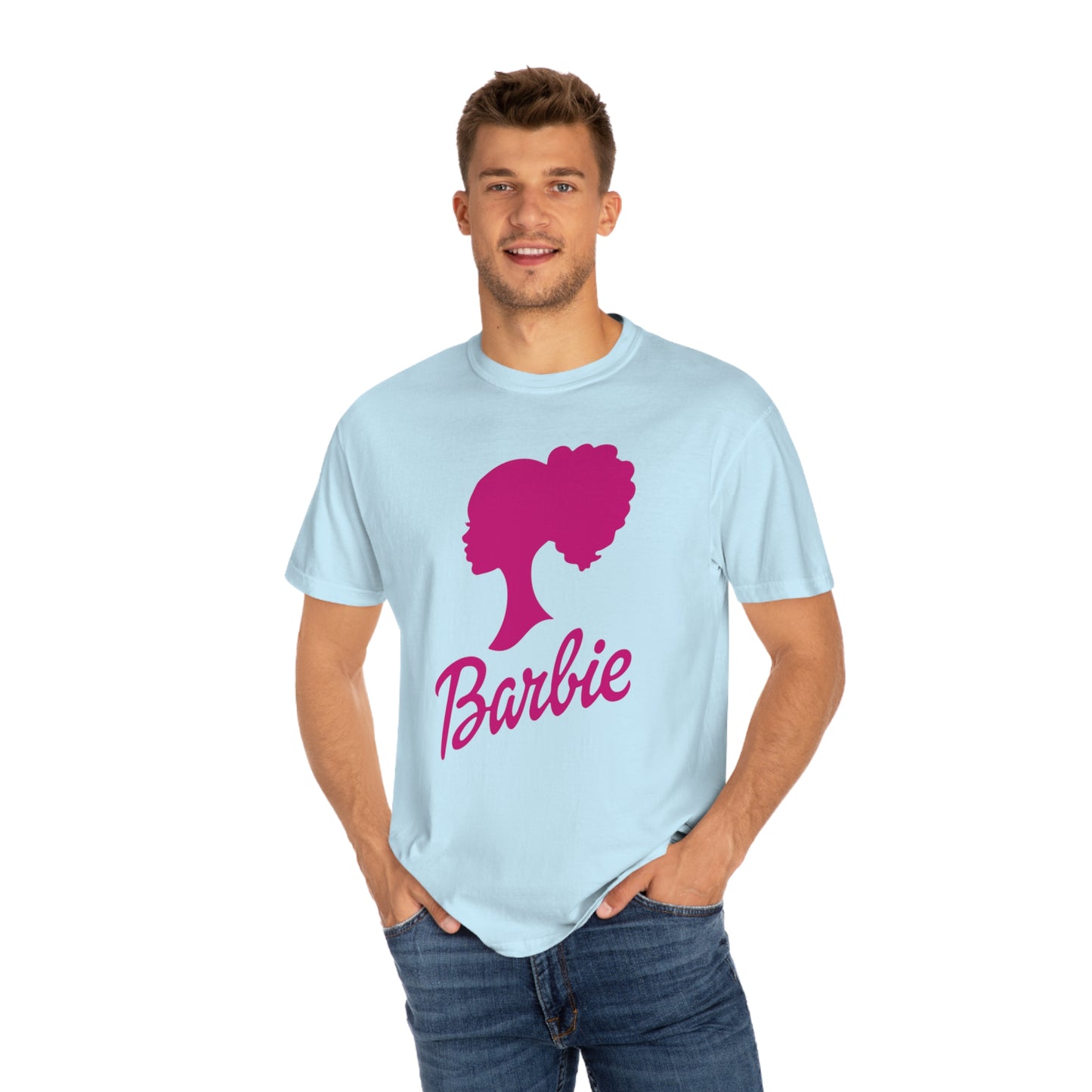 Curly Barbie Silhouette Tee