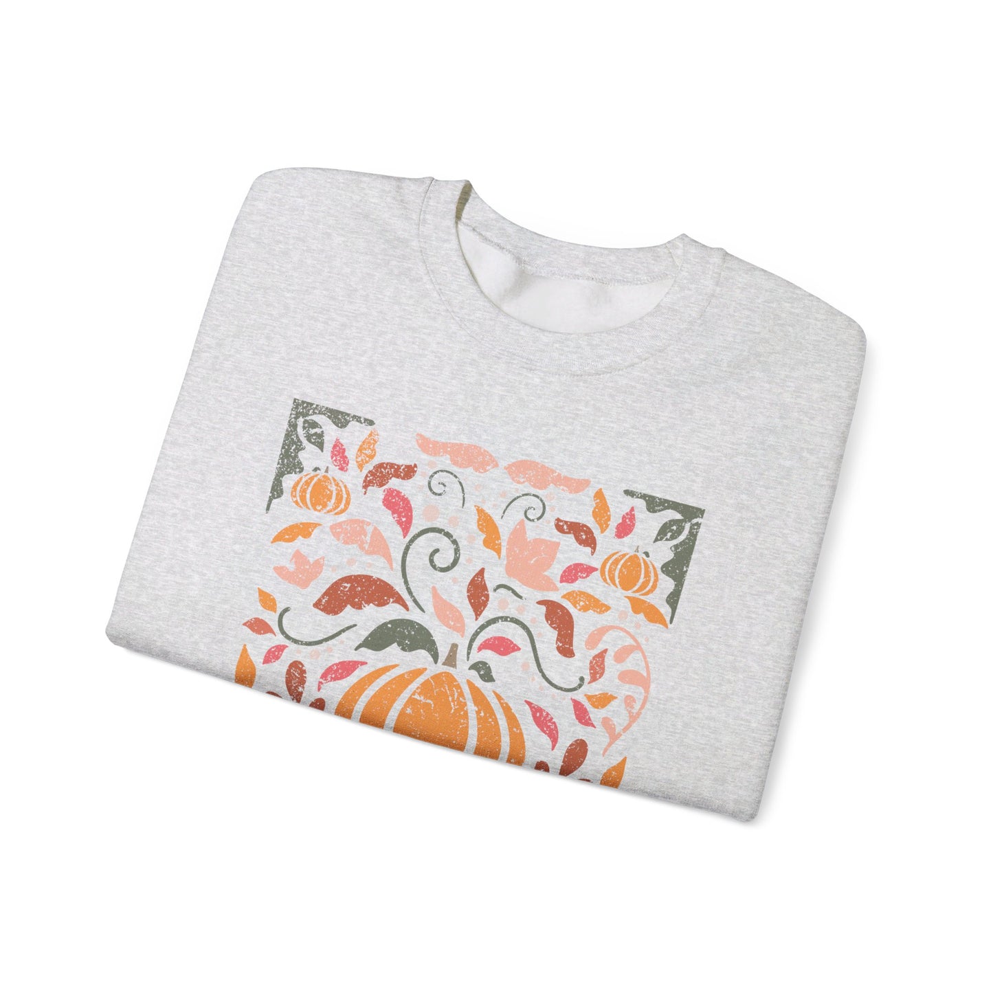 Abstract Pumpkin Crewneck