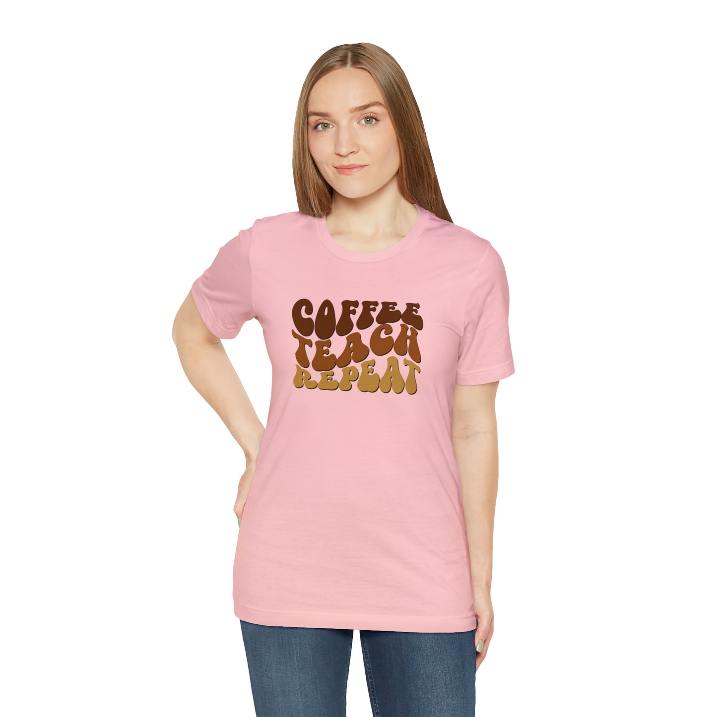 Coffee Teach Repeat Tee