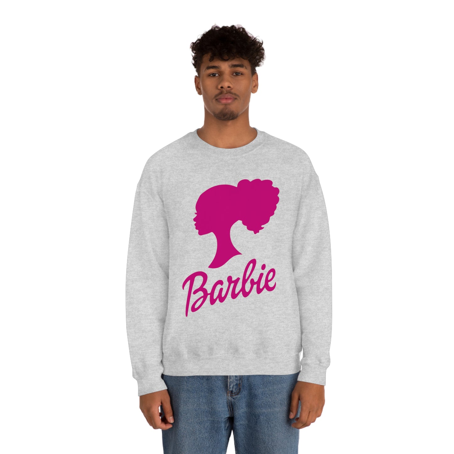 Curly Barbie Silhouette Sweatshirt