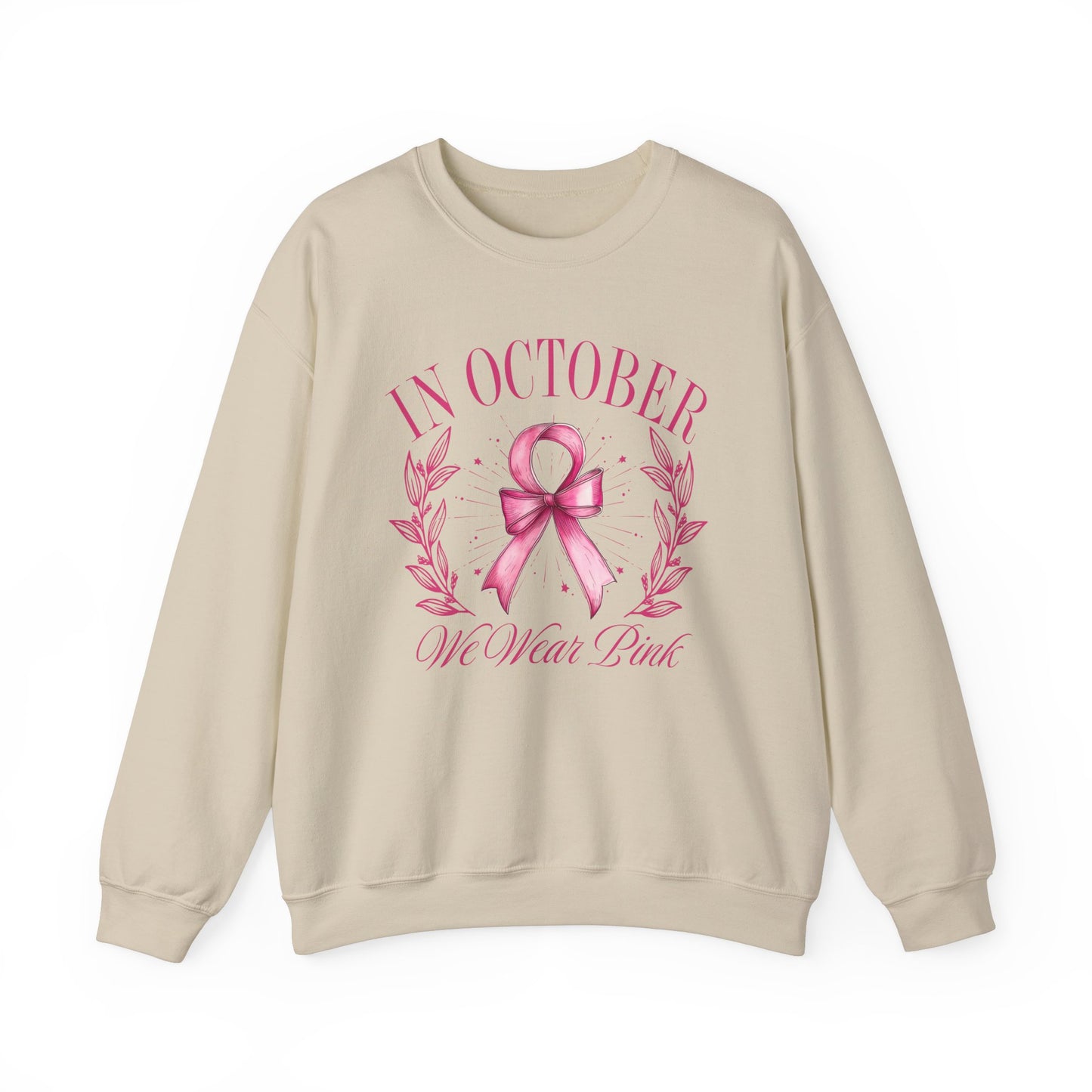 October Ribbon Crewneck