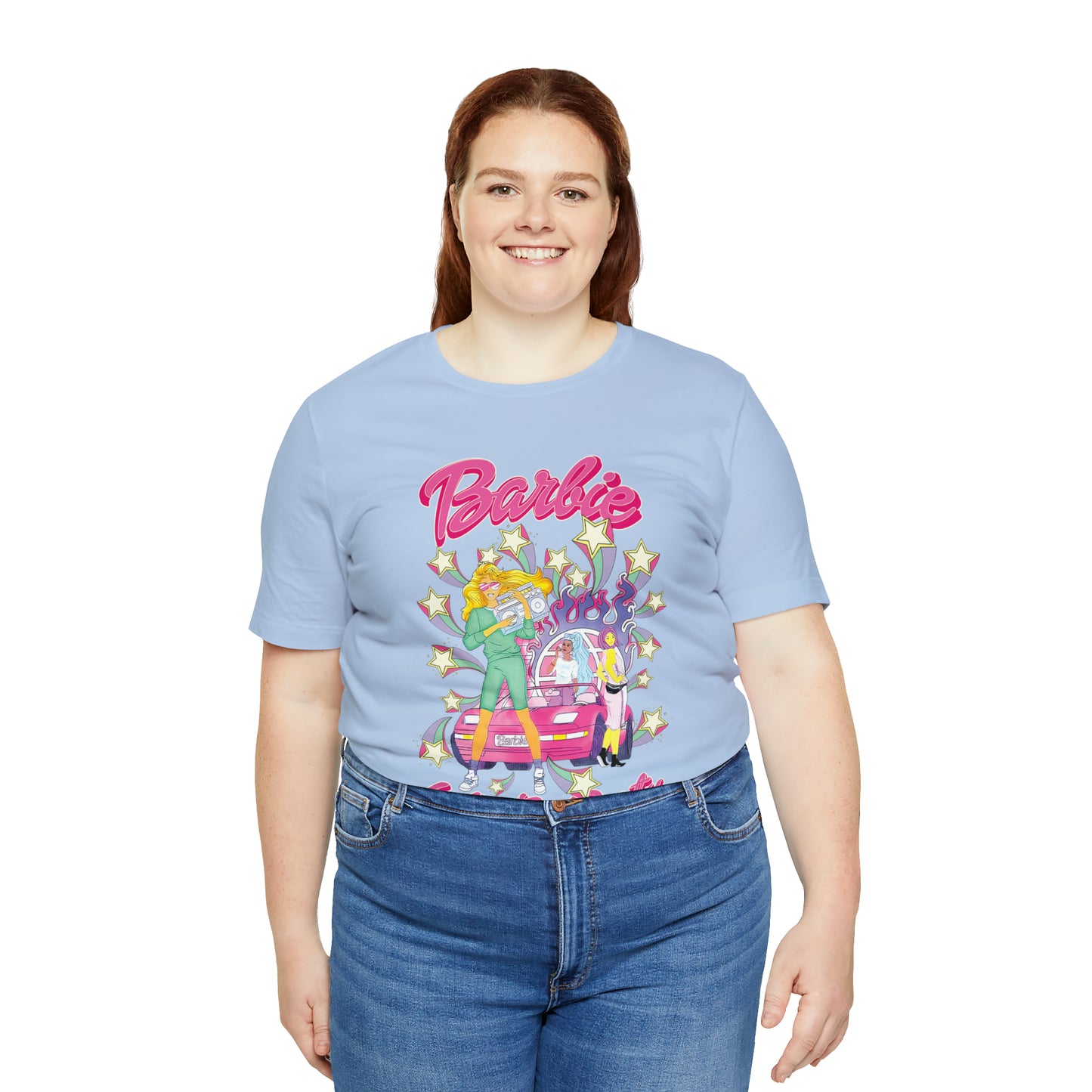 Oversized Barbie Party Graphic Tee