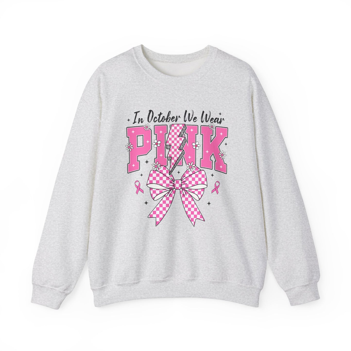 Pink Bolt Crewneck
