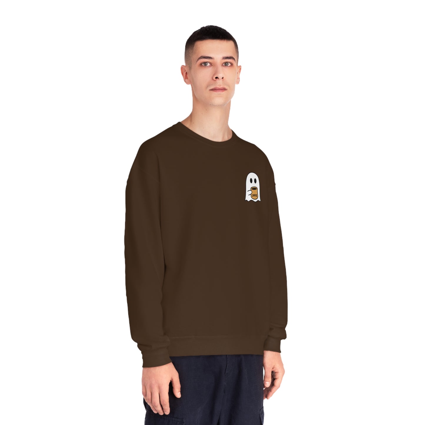 Coffee Ghost Pocket Sweatshirt