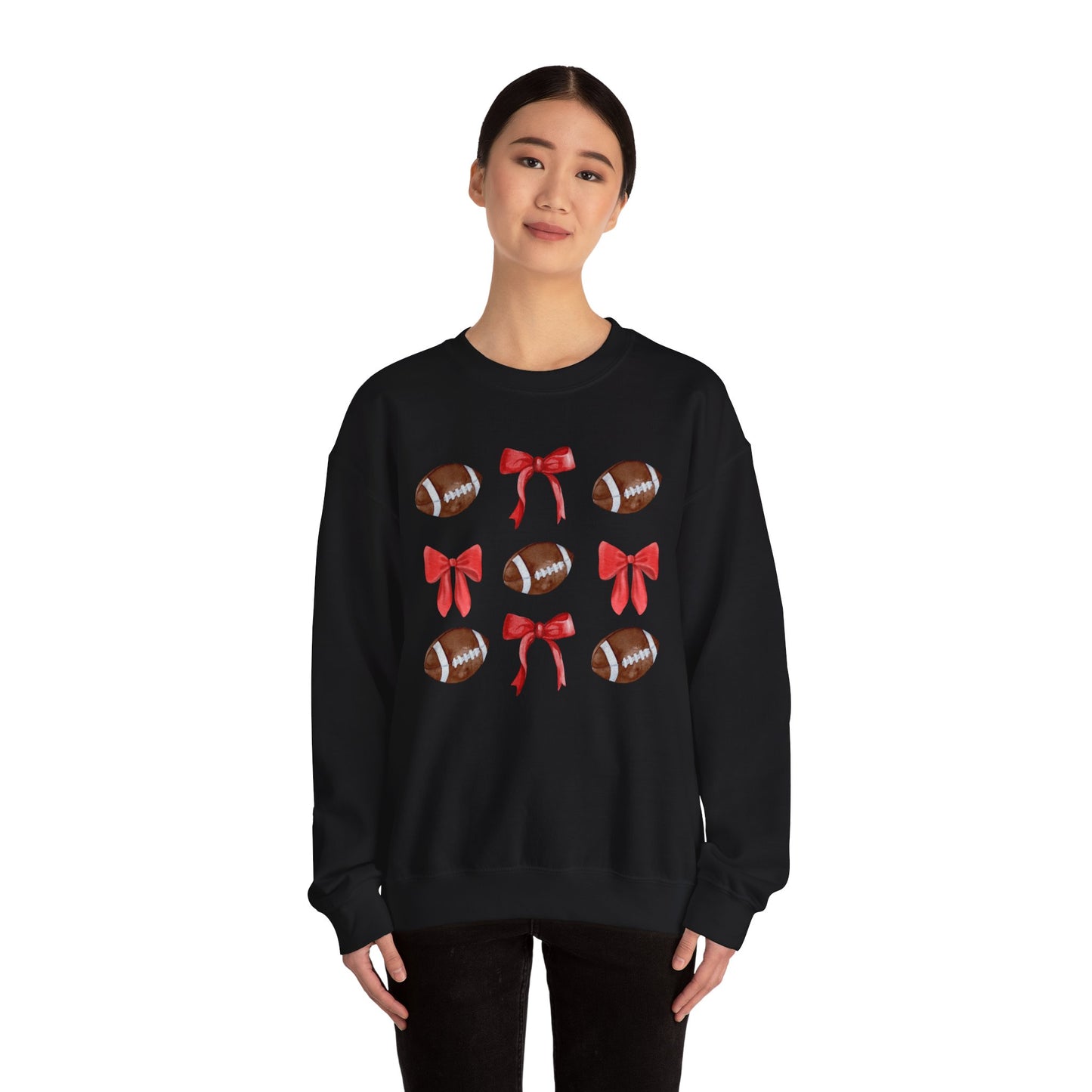 Bama Bows & Throws Crewneck