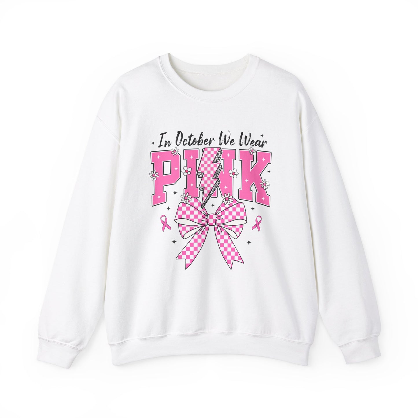 Pink Bolt Crewneck