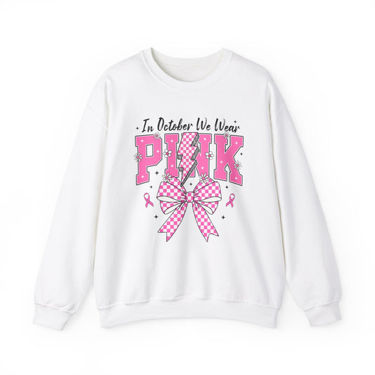 Pink Bolt Crewneck