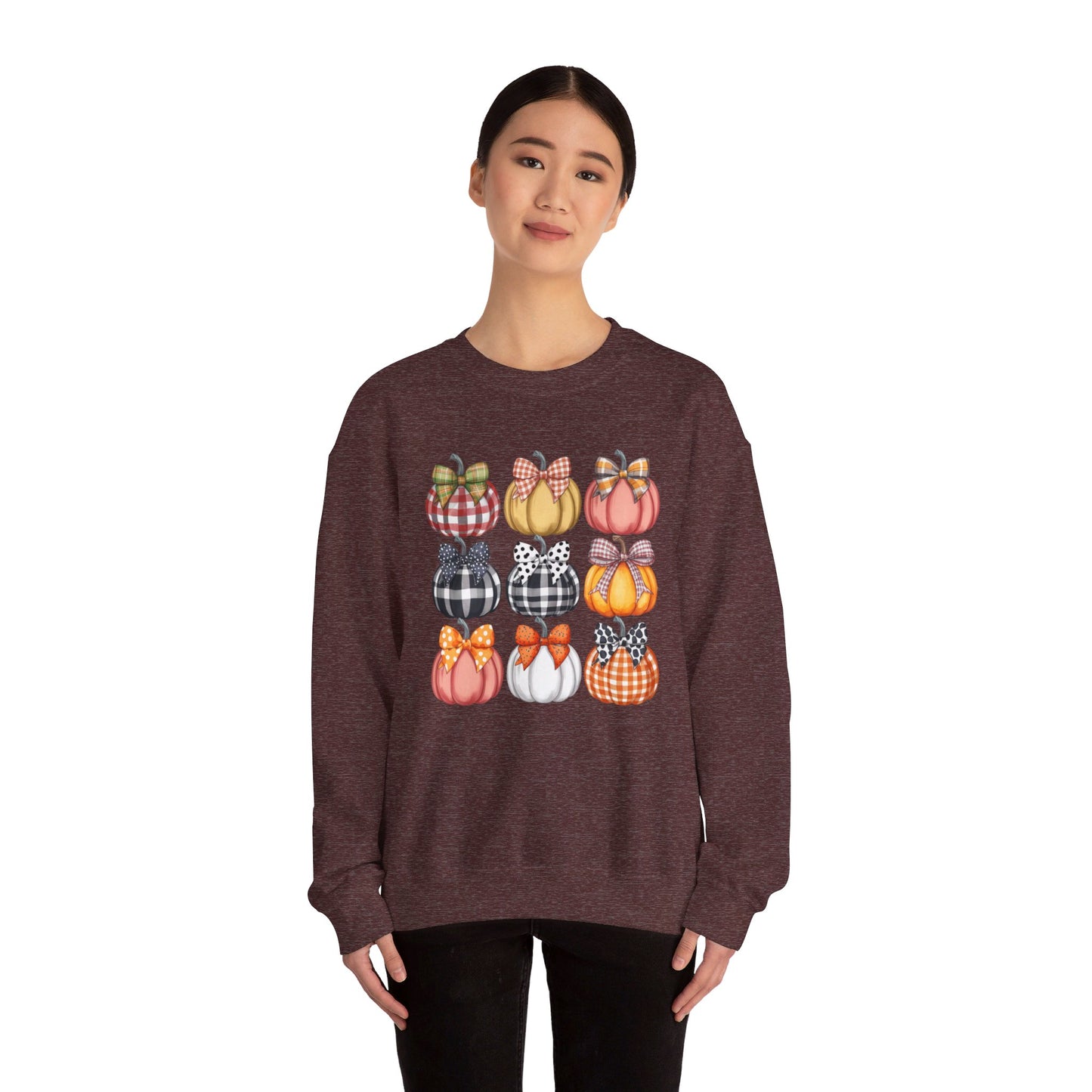 Pumpkin Bows Crewneck