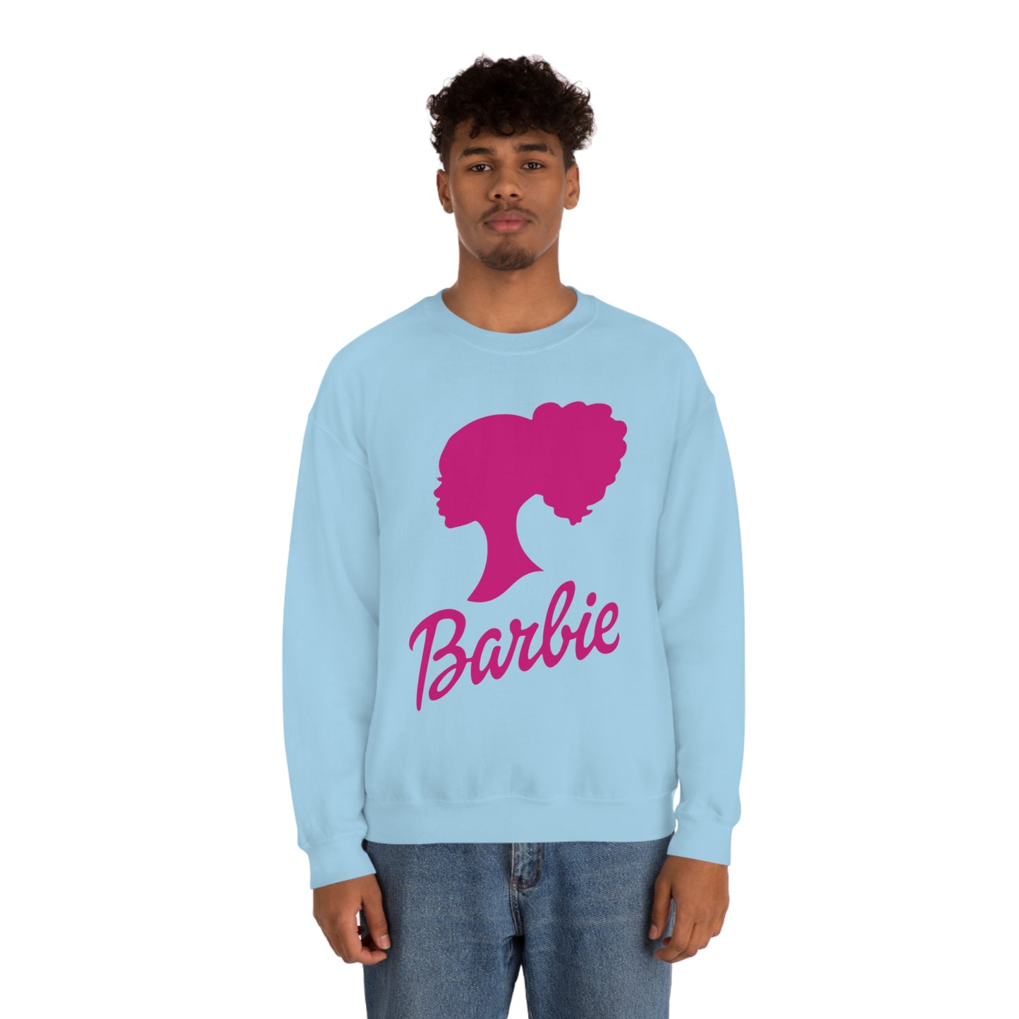 Curly Barbie Silhouette Sweatshirt