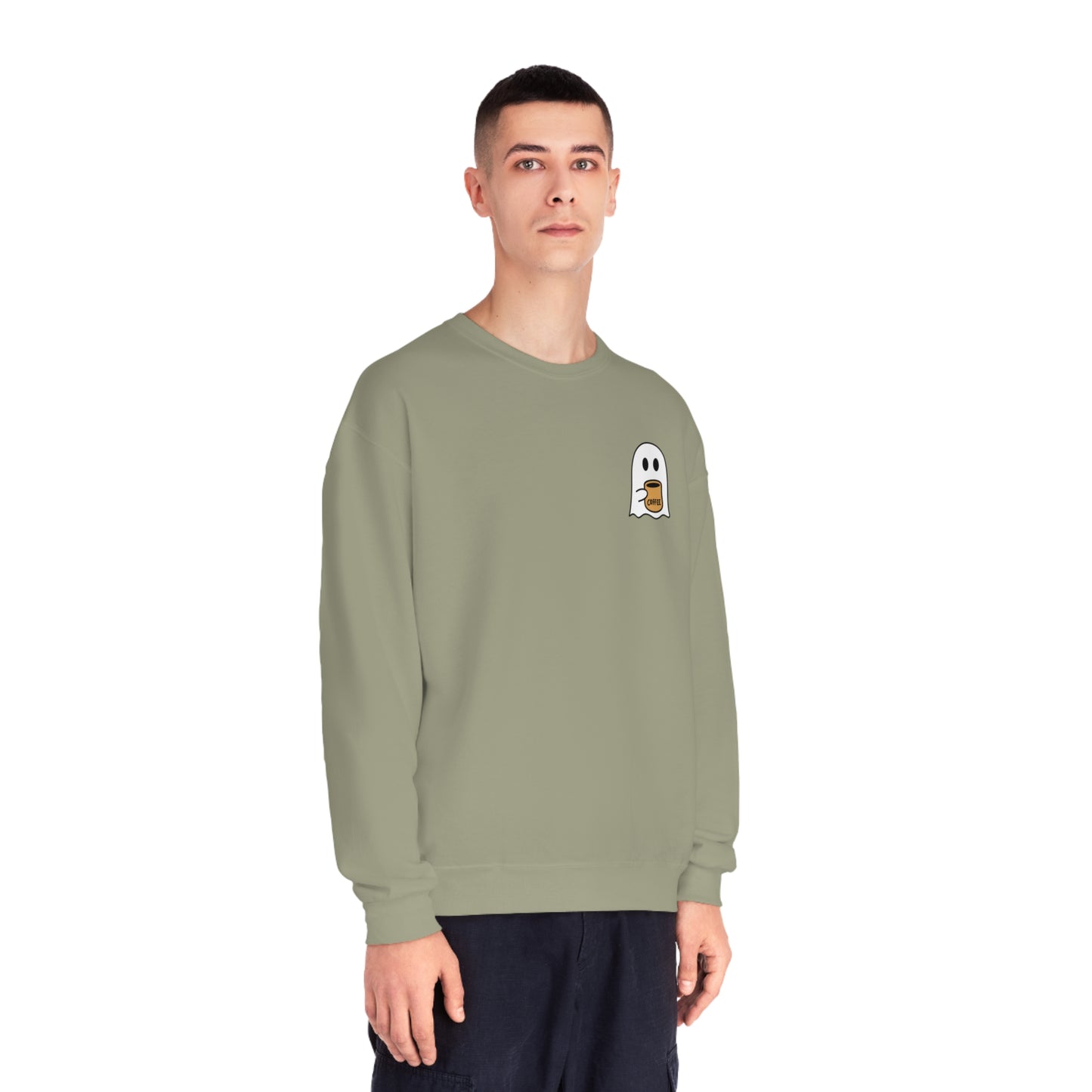 Coffee Ghost Pocket Sweatshirt