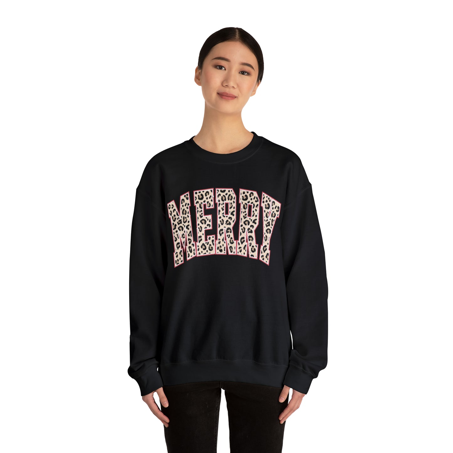 Merry Leopard Sweatshirt
