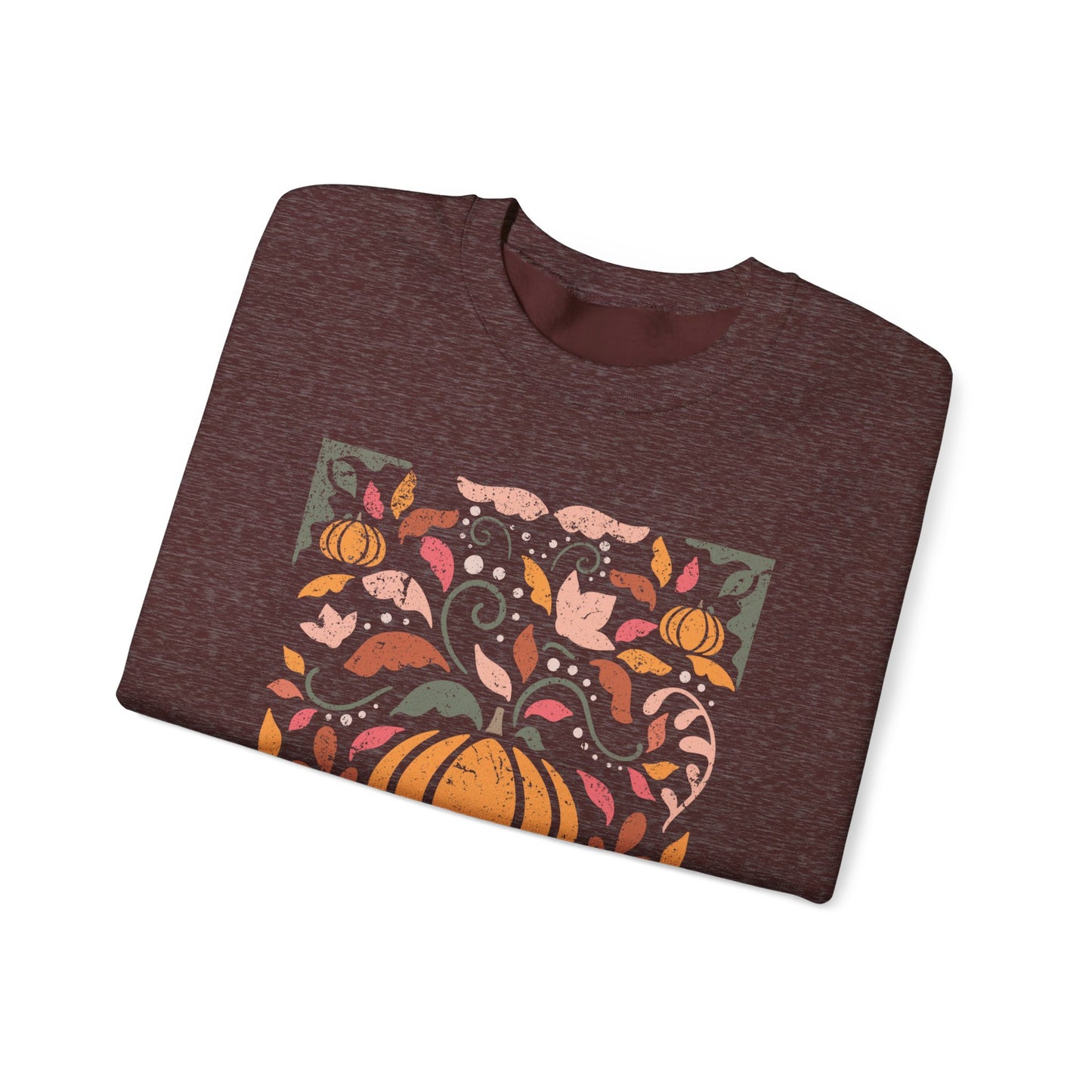 Abstract Pumpkin Crewneck