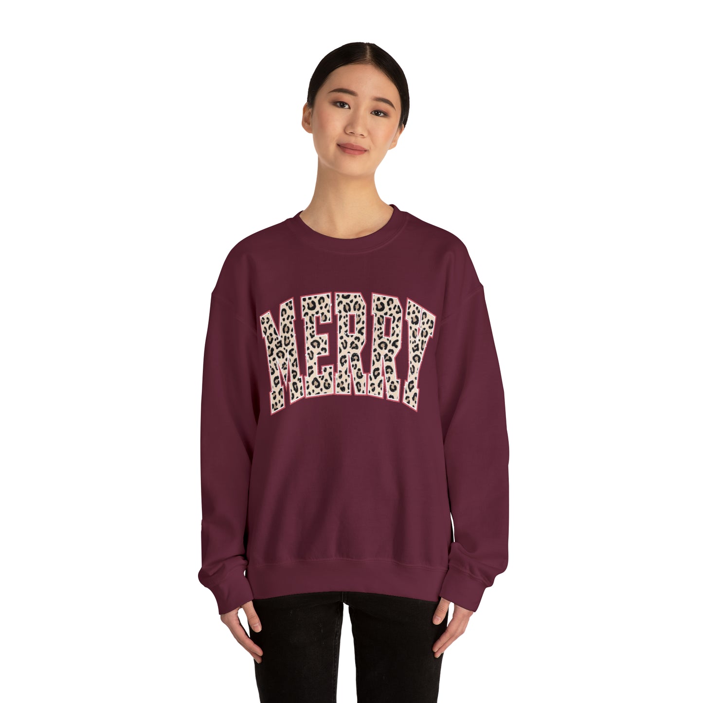 Merry Leopard Sweatshirt