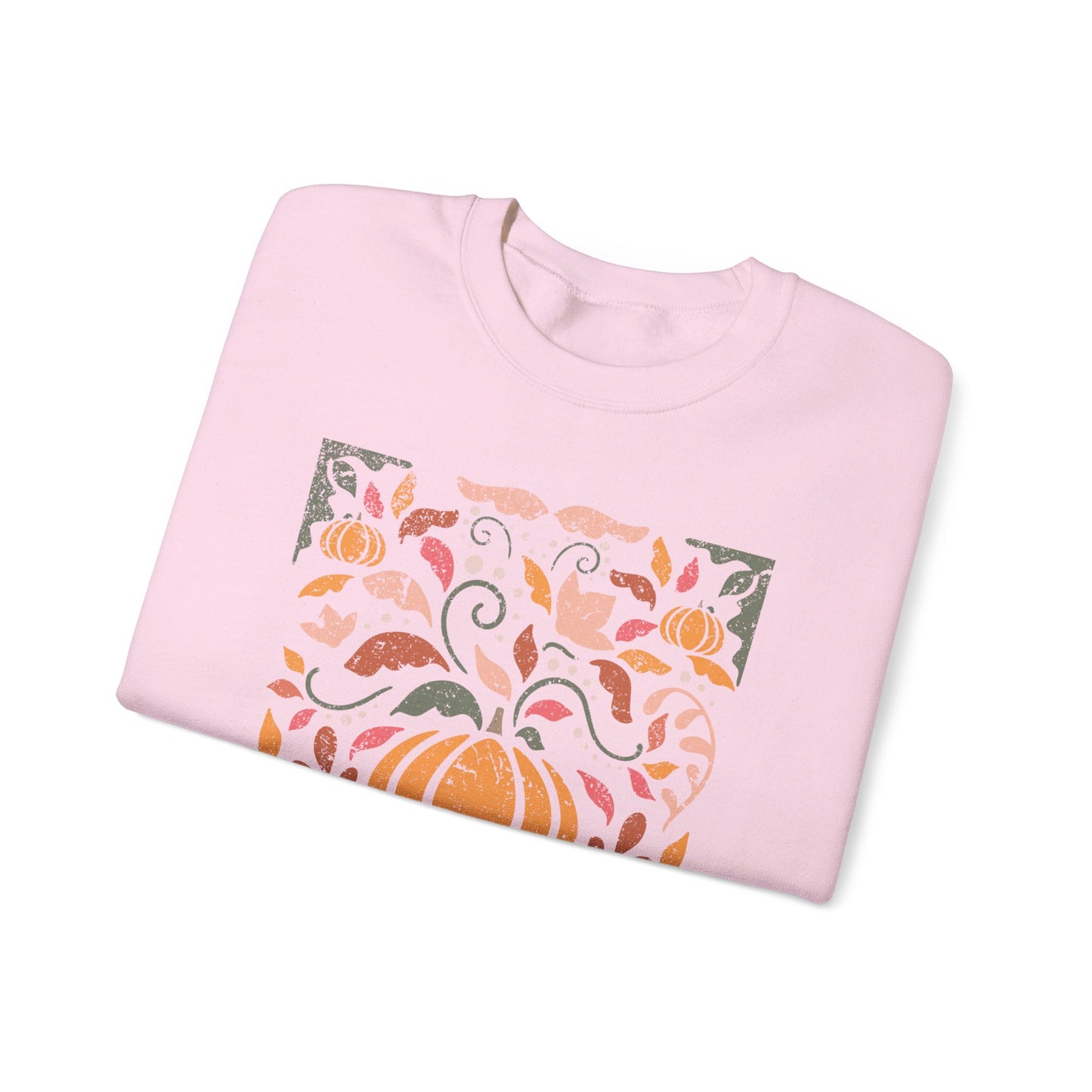 Abstract Pumpkin Crewneck