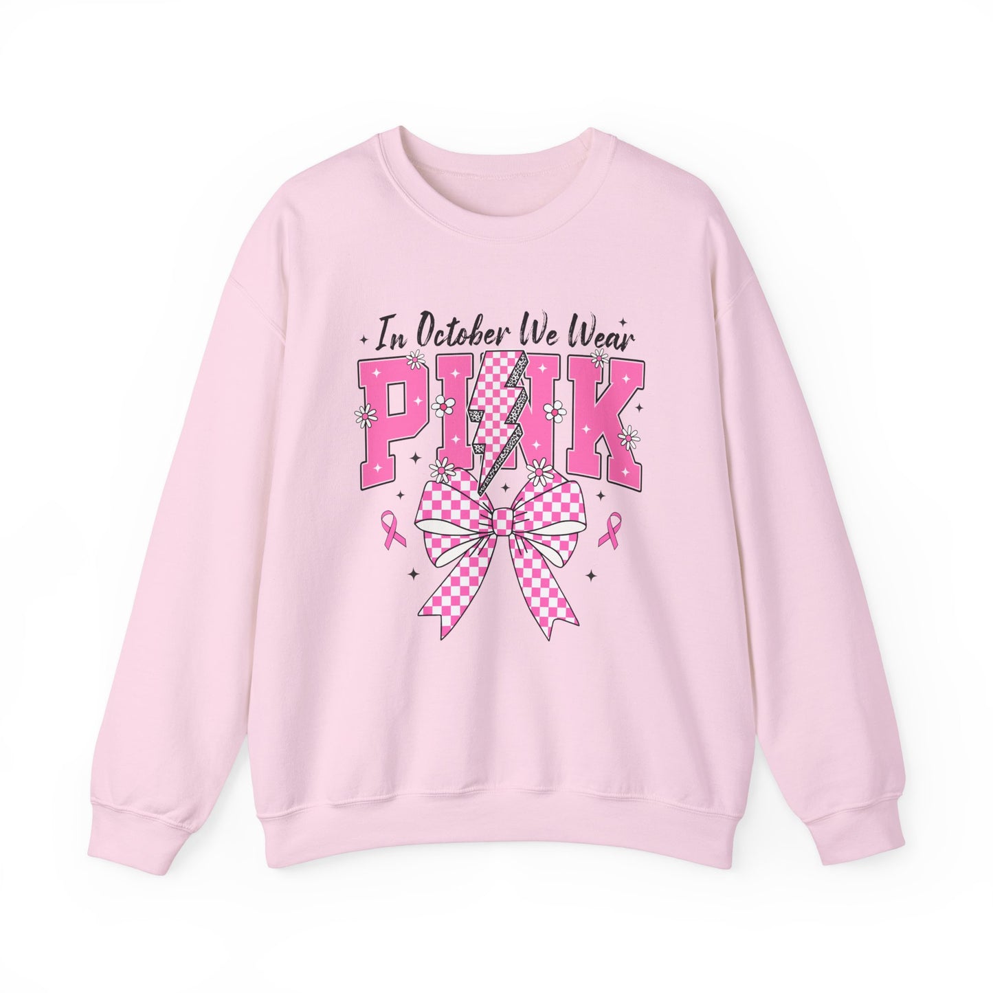 Pink Bolt Crewneck
