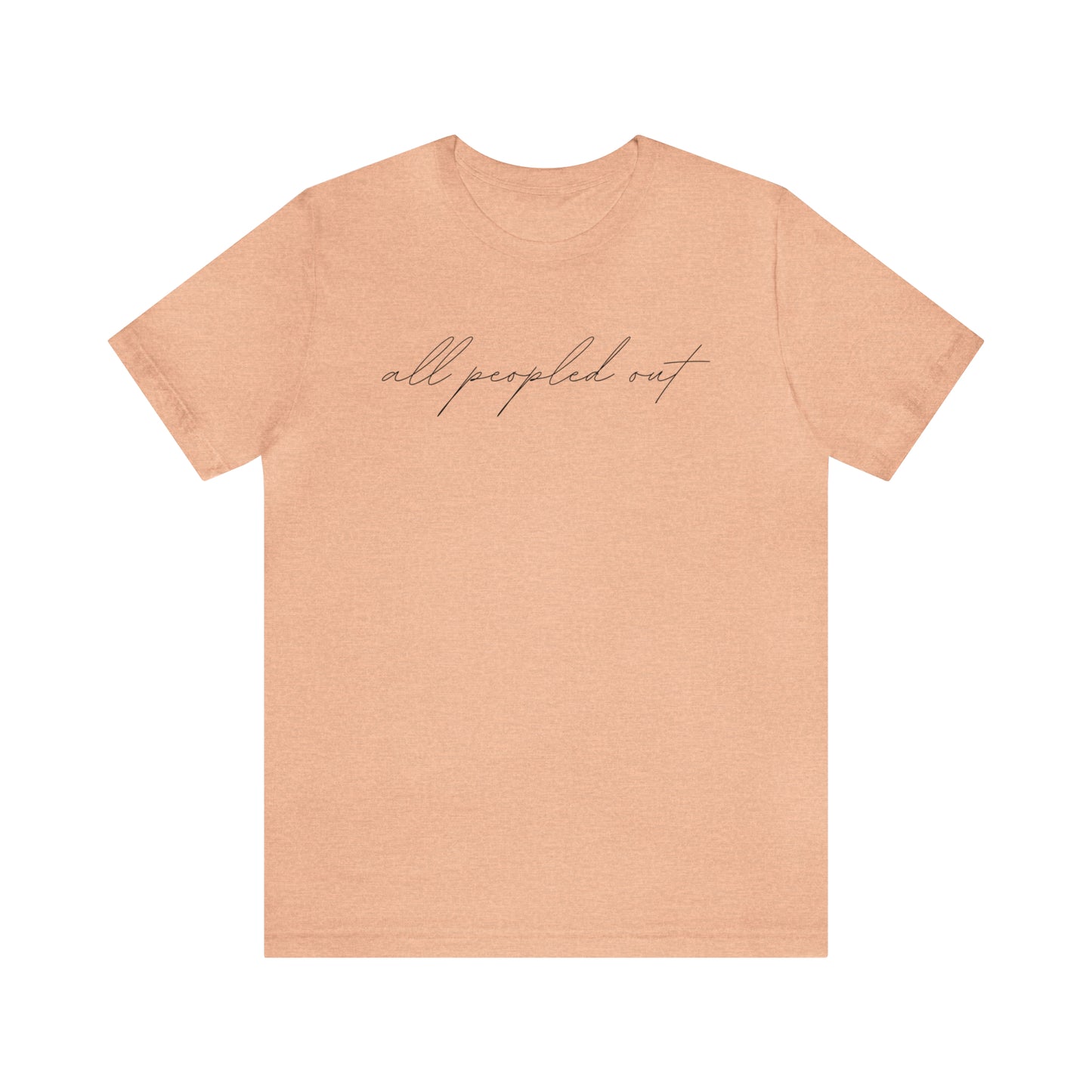 All Peopled Out Script