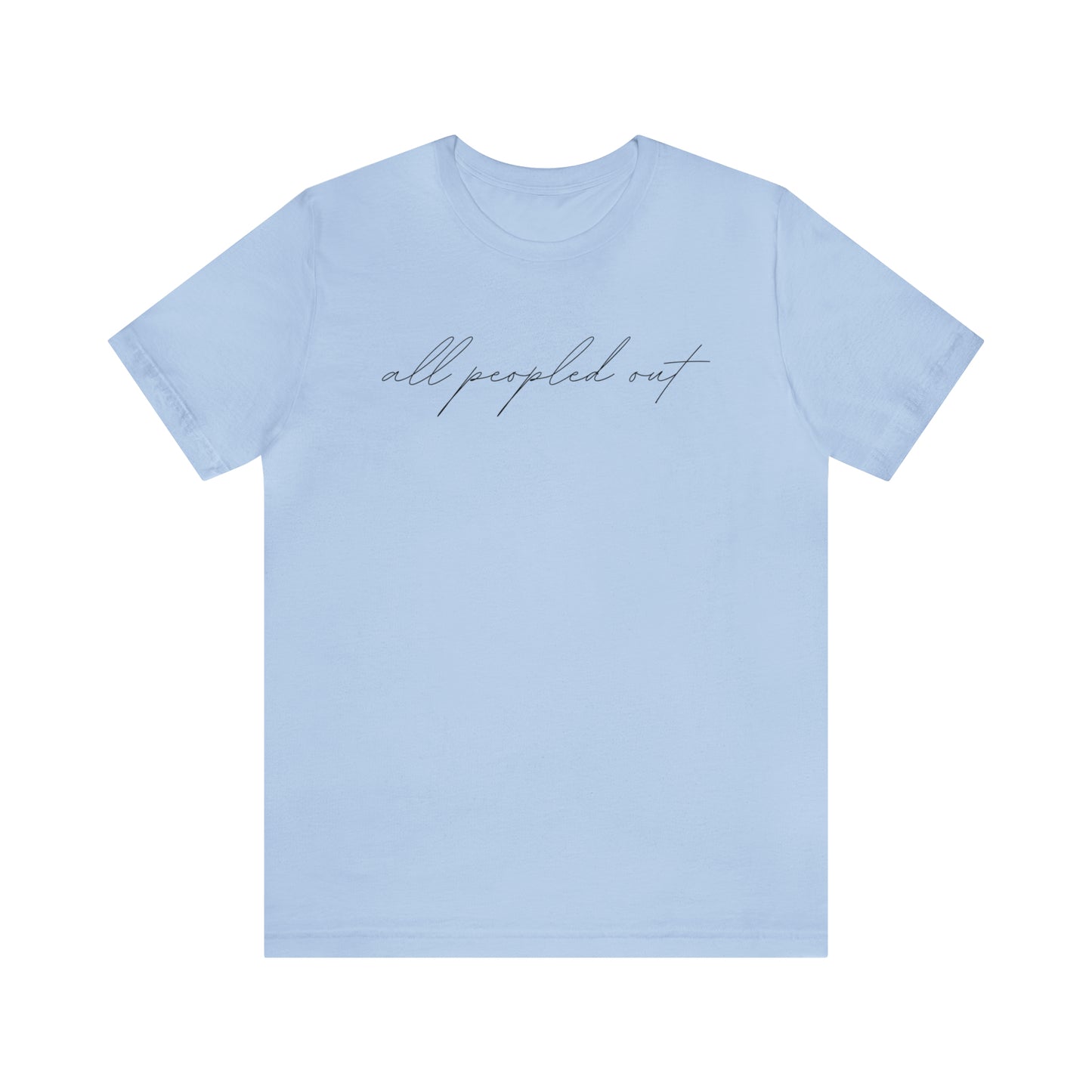 All Peopled Out Script