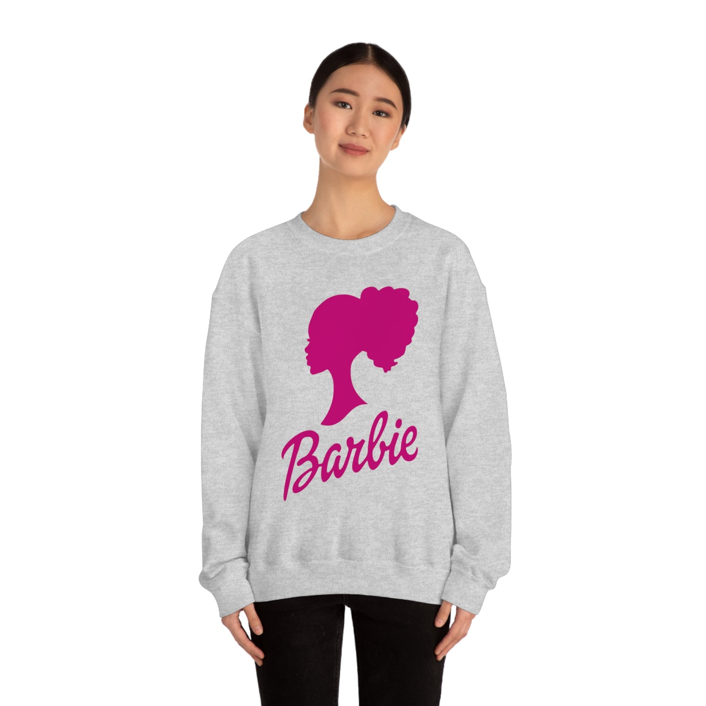 Curly Barbie Silhouette Sweatshirt