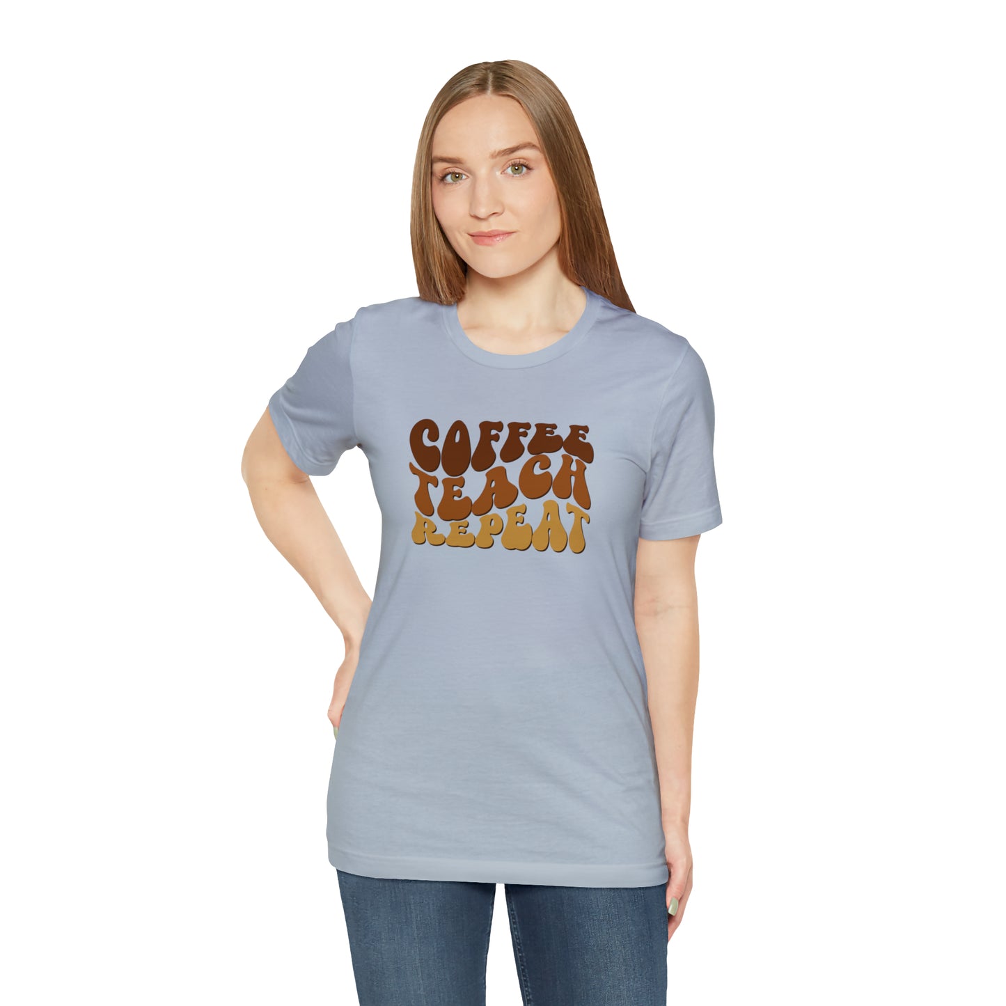 Coffee Teach Repeat Tee