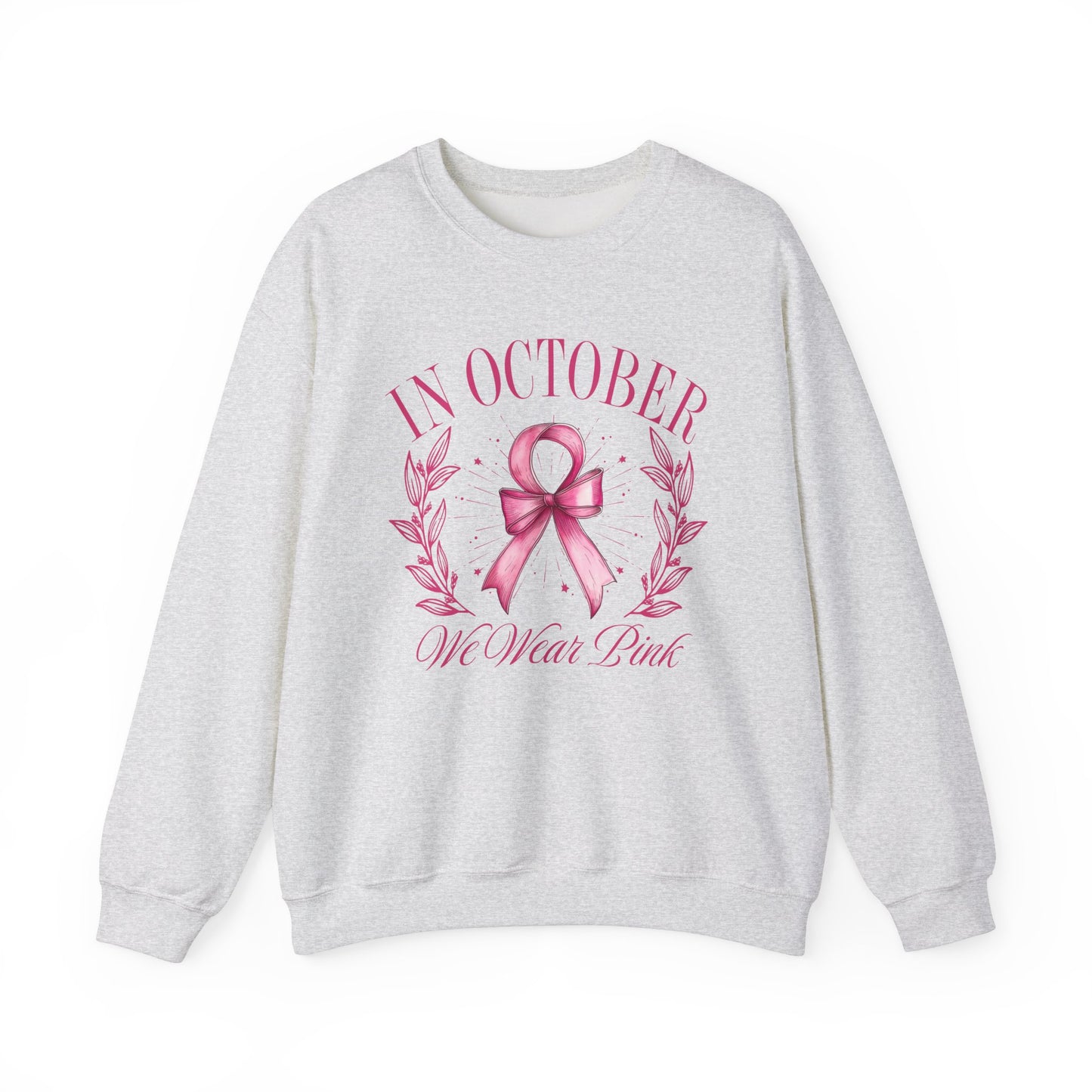 October Ribbon Crewneck