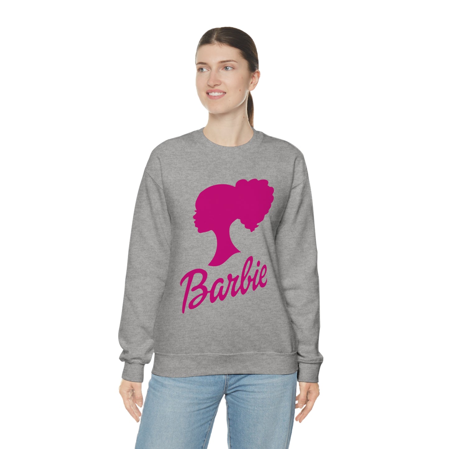 Curly Barbie Silhouette Sweatshirt