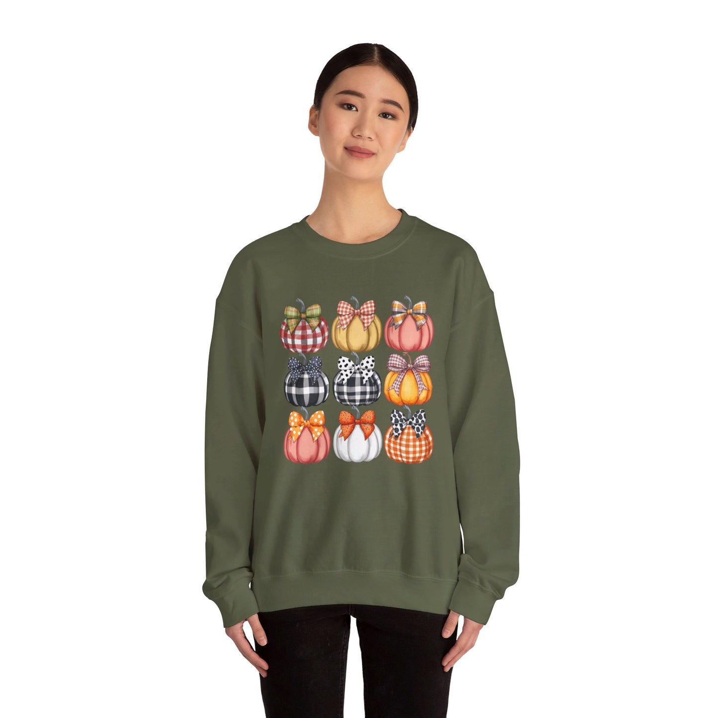 Pumpkin Bows Crewneck