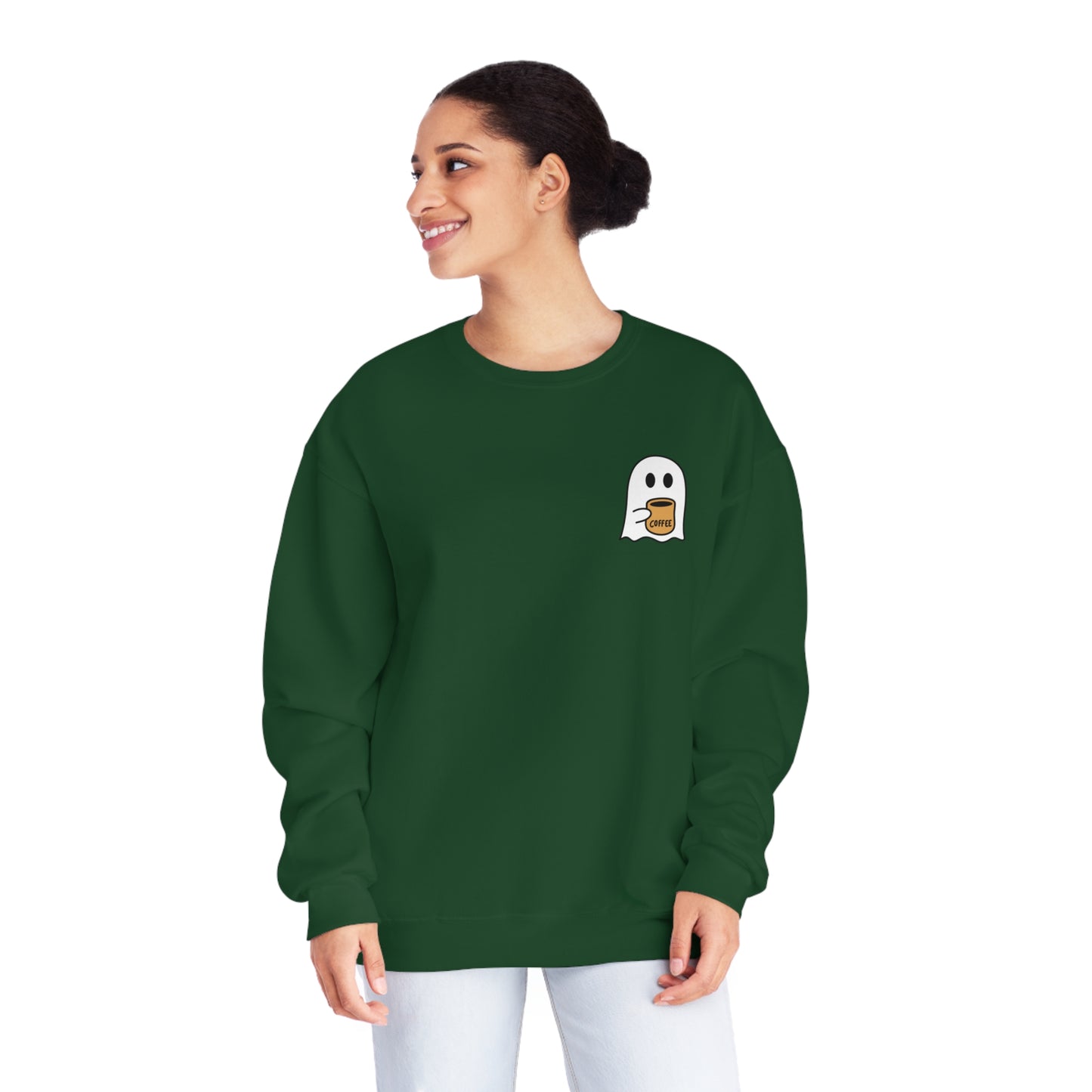 Coffee Ghost Pocket Sweatshirt
