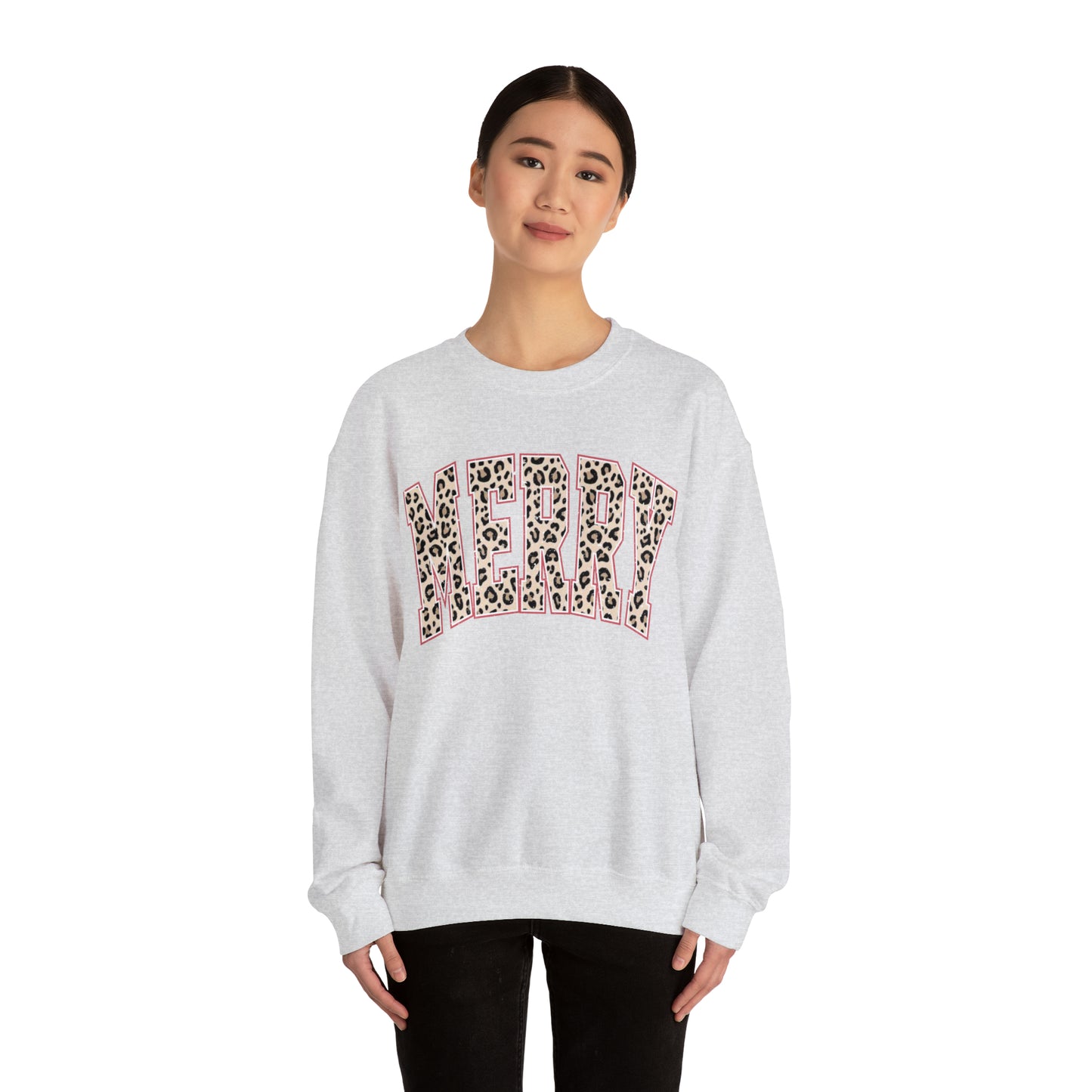 Merry Leopard Sweatshirt