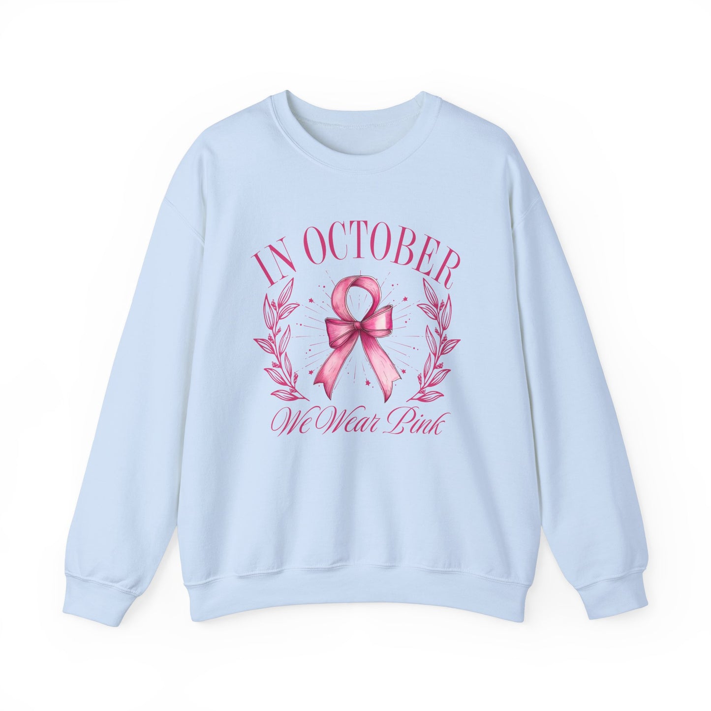 October Ribbon Crewneck