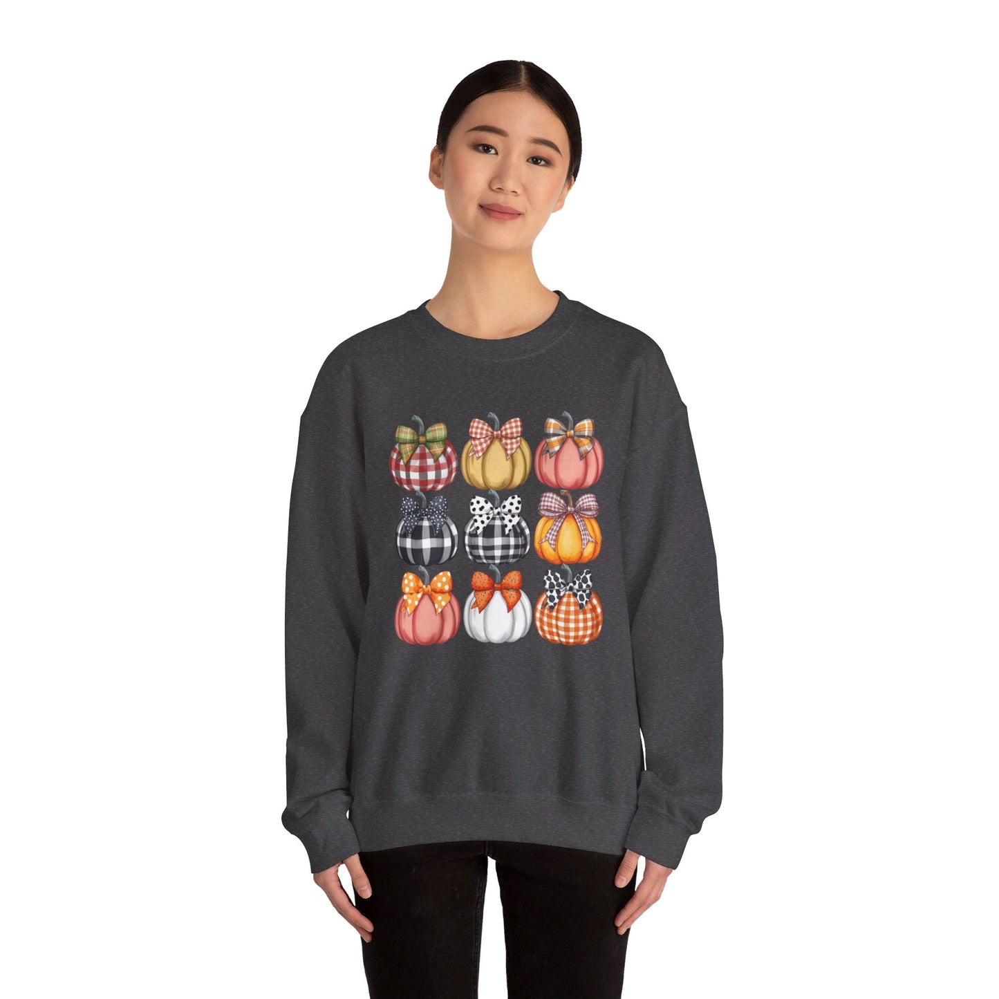 Pumpkin Bows Crewneck