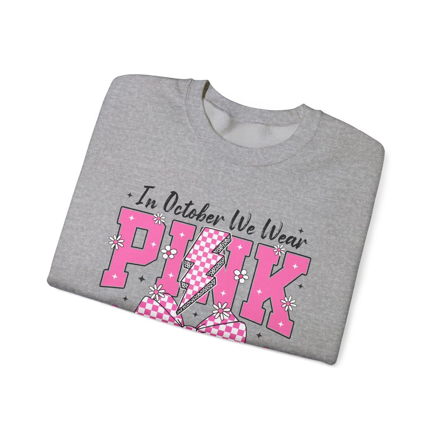 Pink Bolt Crewneck