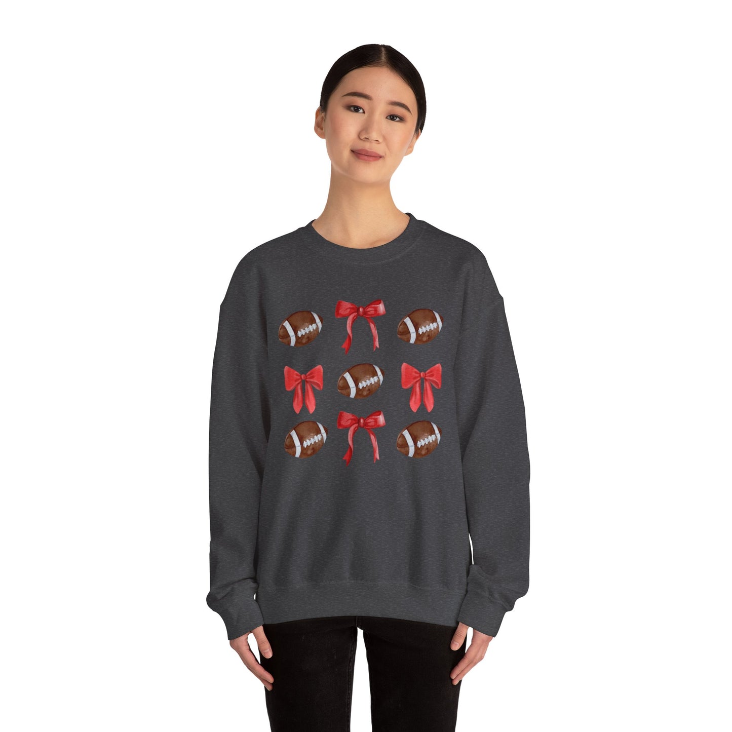 Bama Bows & Throws Crewneck