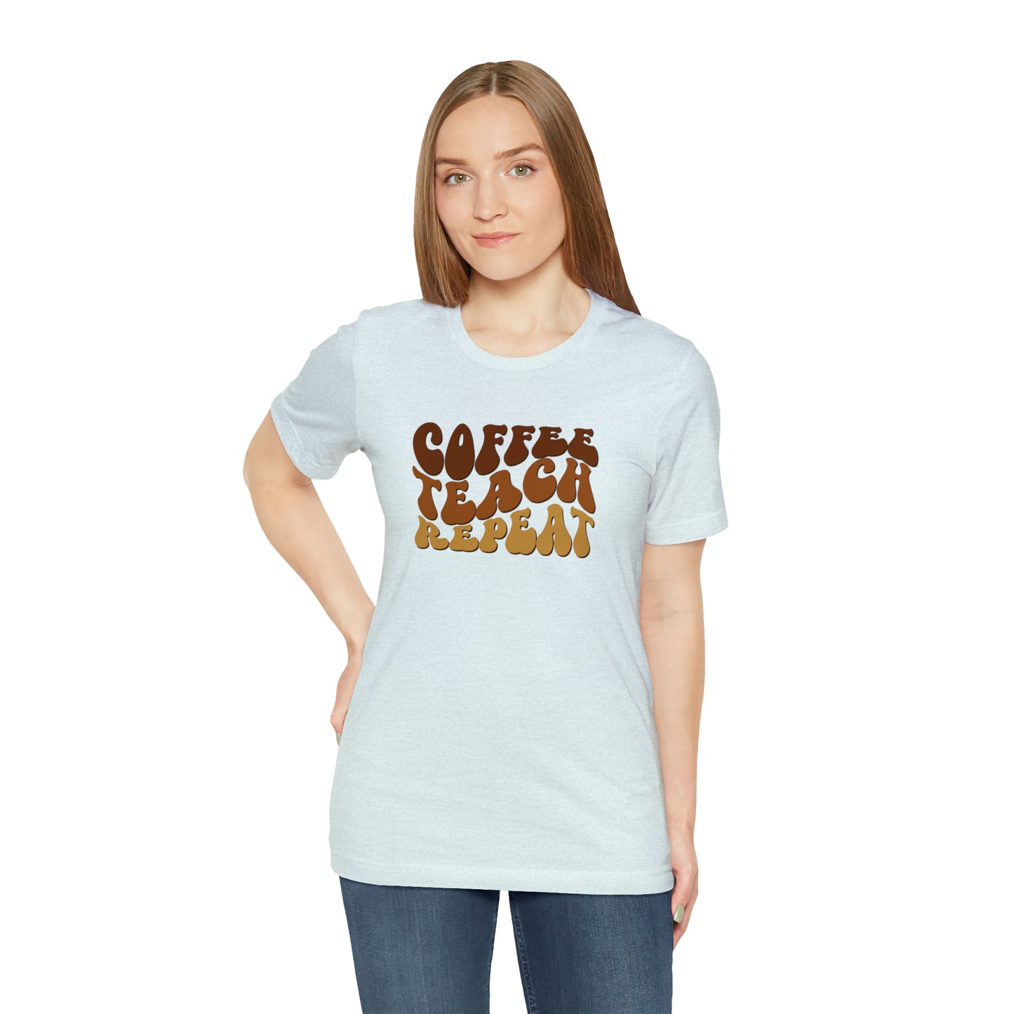Coffee Teach Repeat Tee