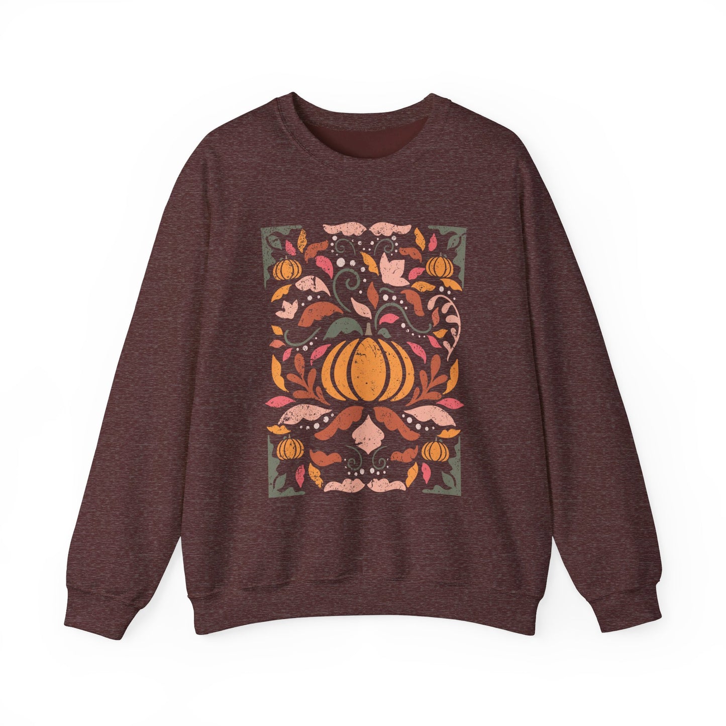 Abstract Pumpkin Crewneck