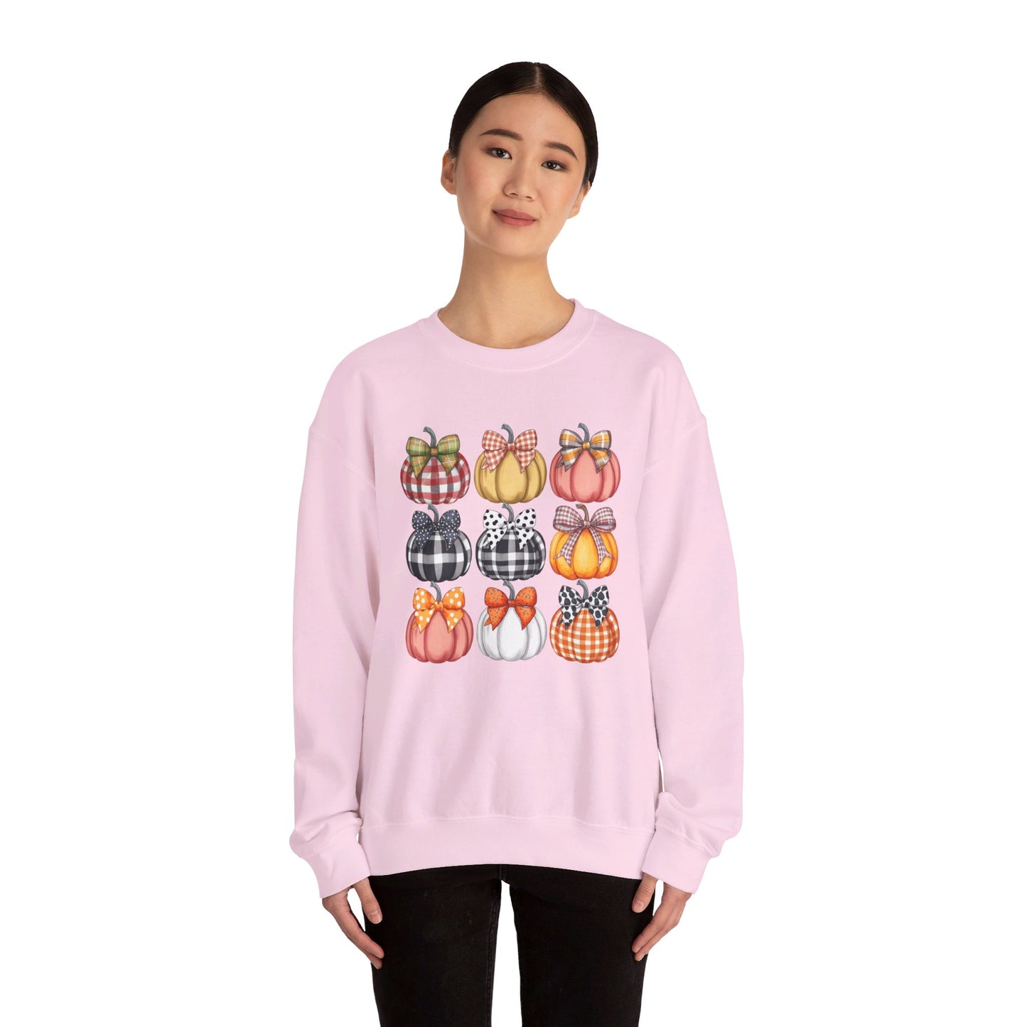 Pumpkin Bows Crewneck