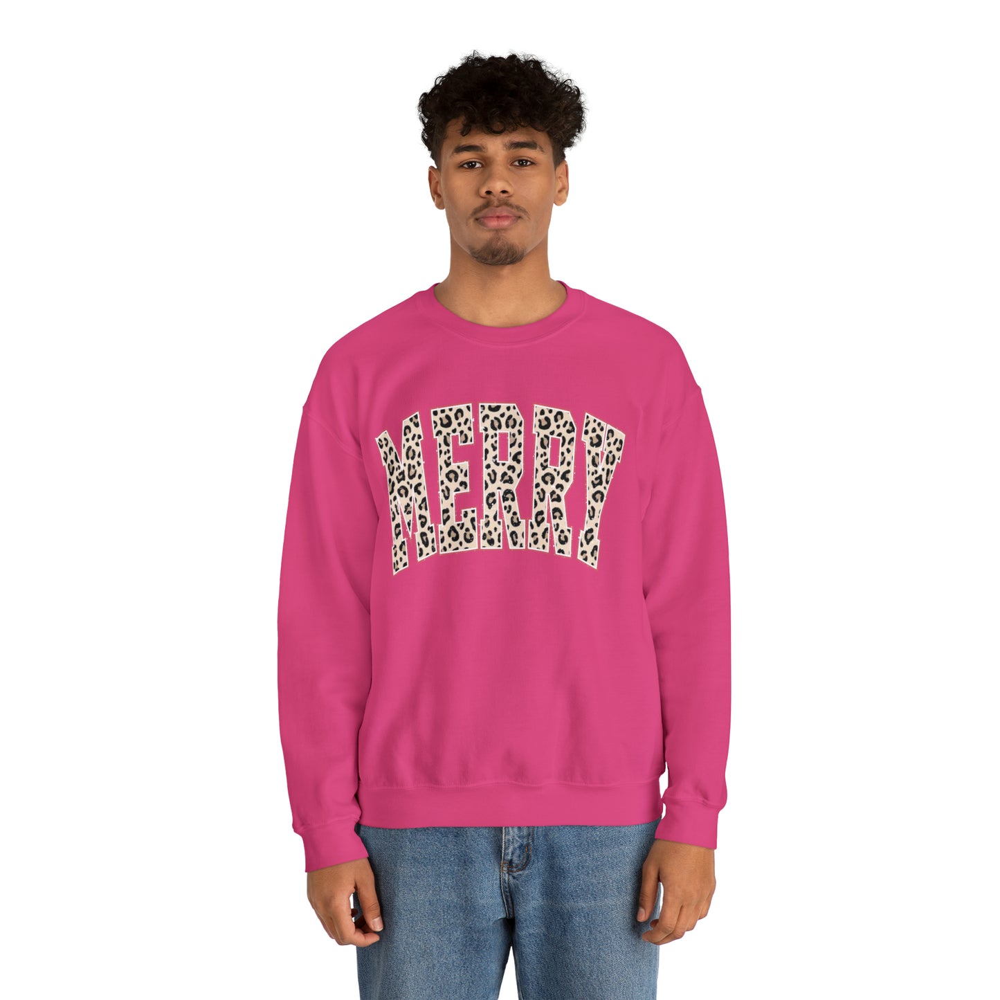 Merry Leopard Sweatshirt