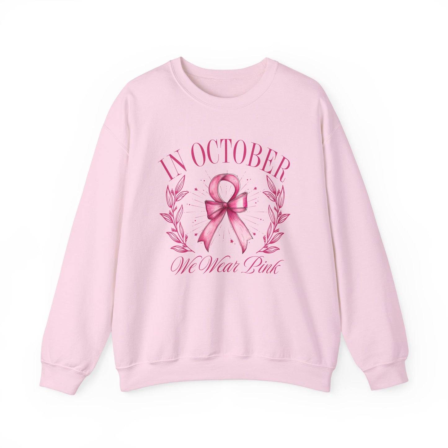October Ribbon Crewneck